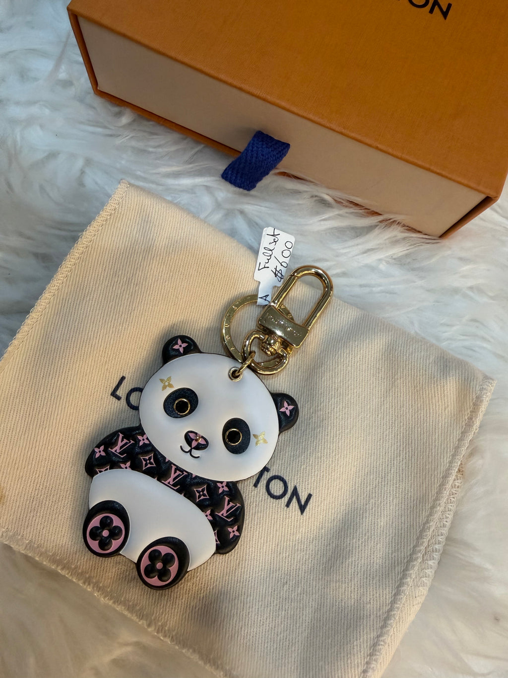 LOUIS VUITTON PANDA BAG CHARM KEY HOLDER