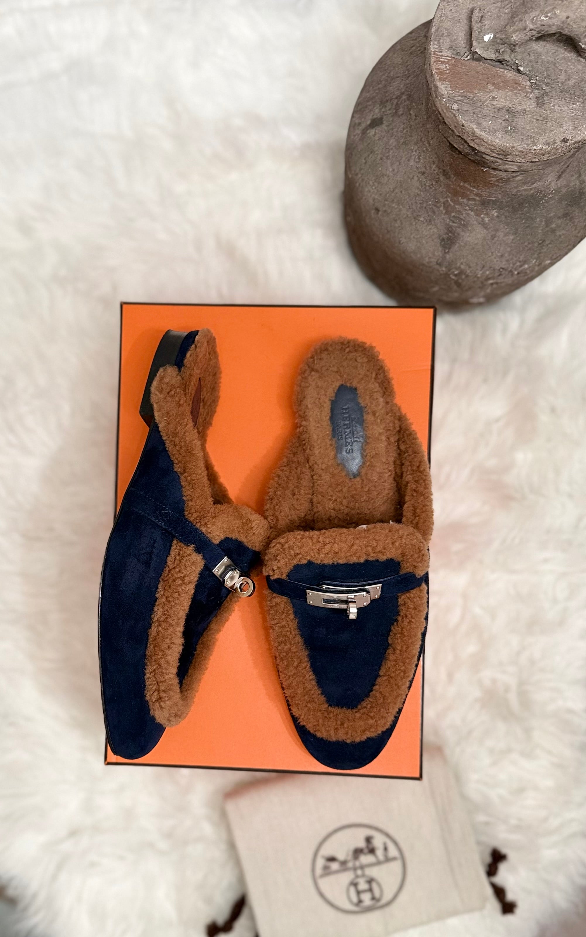 Hermes OZ MULES WITH KELLY BUCKLE