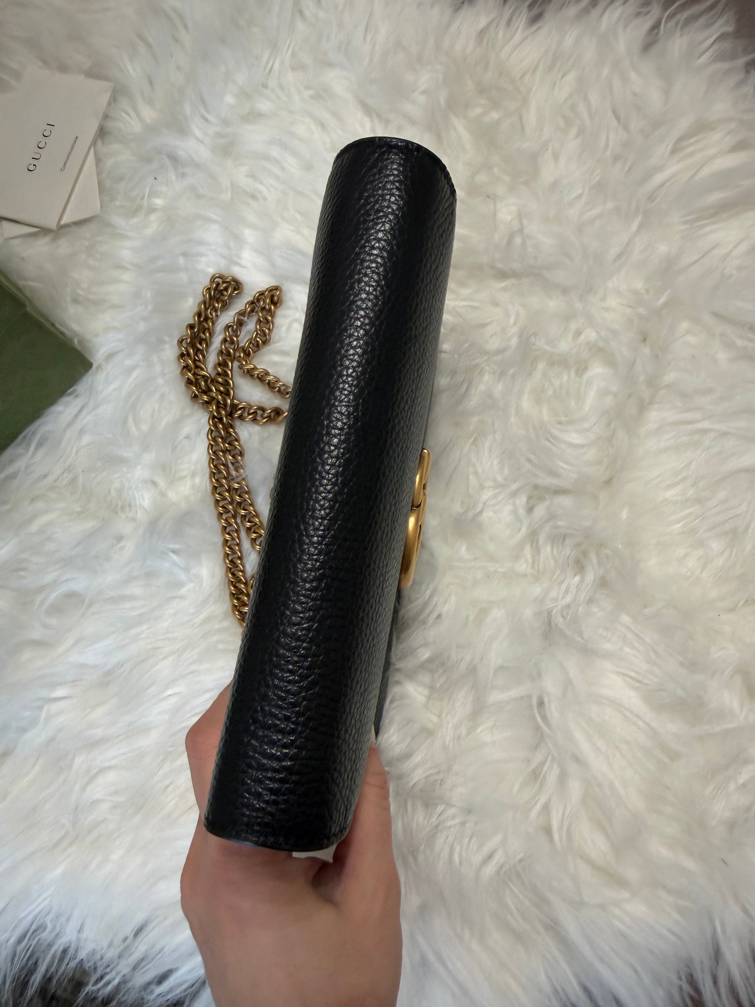 GUCCI MARMONT WALLET ON CHAIN
