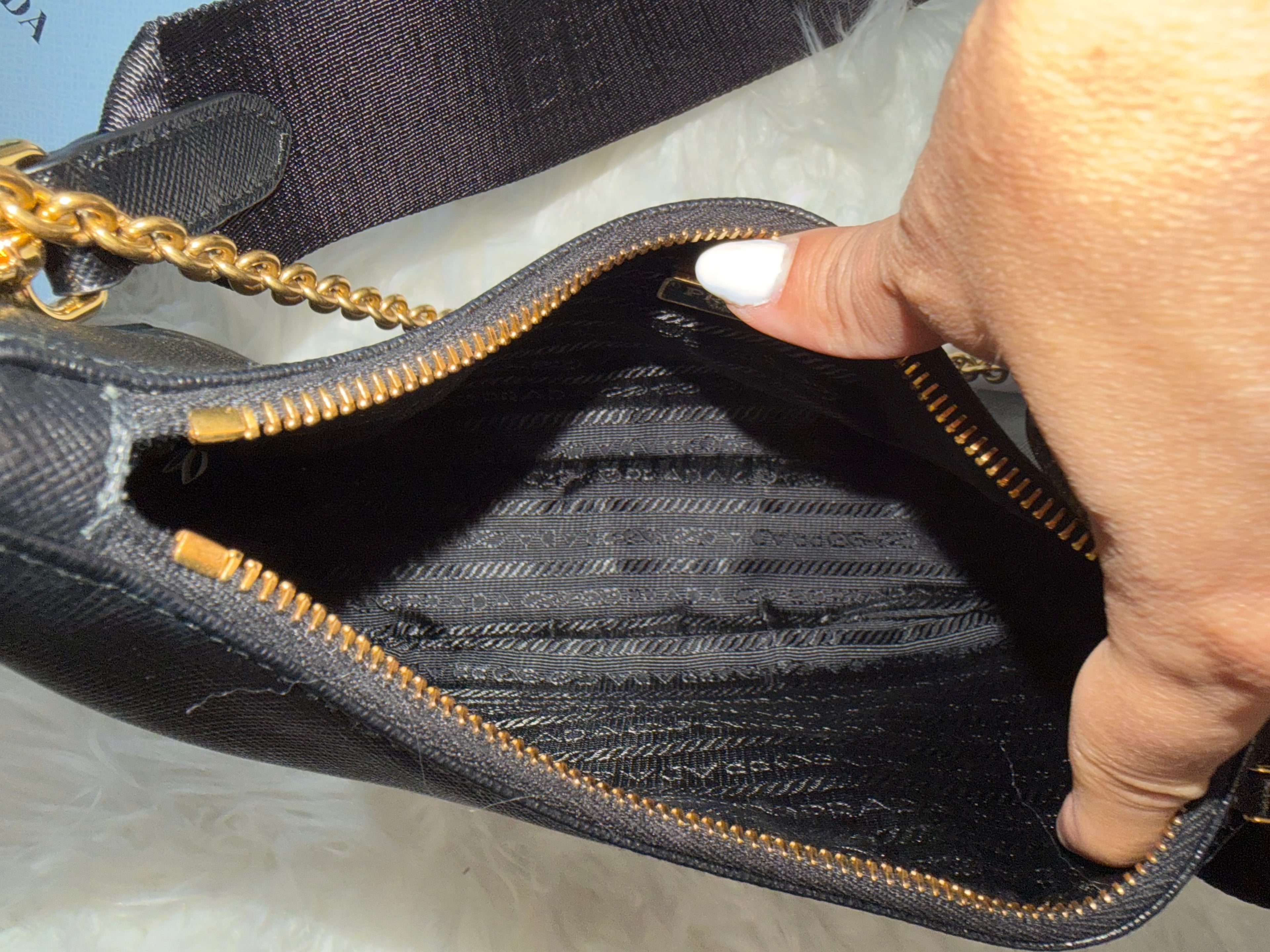 PRADA RE-EDITION SAFFIANO LEATHER BAG