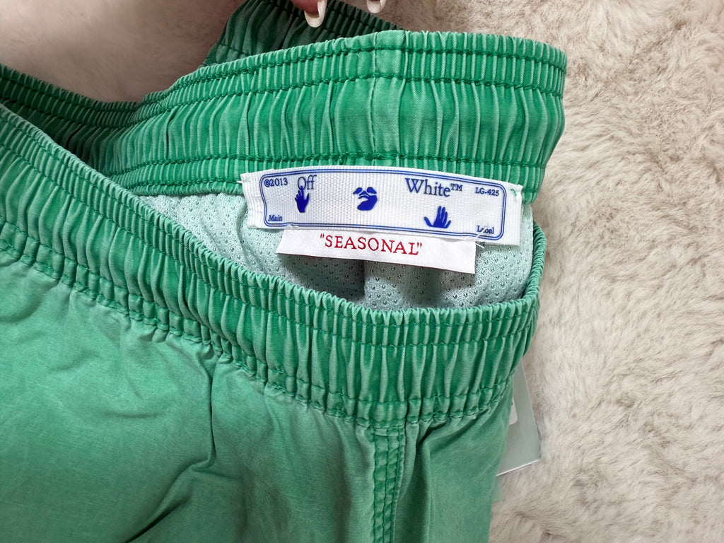 OFF-WHITE Mens classics industrial swimming shorts