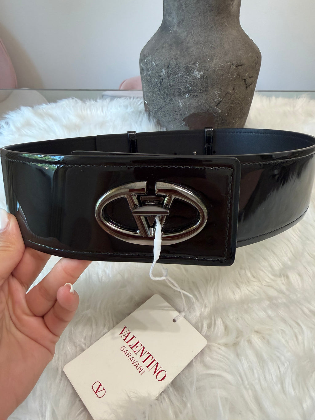 VALENTINO GARAVANI V LOGO BOLD EDITION BELT