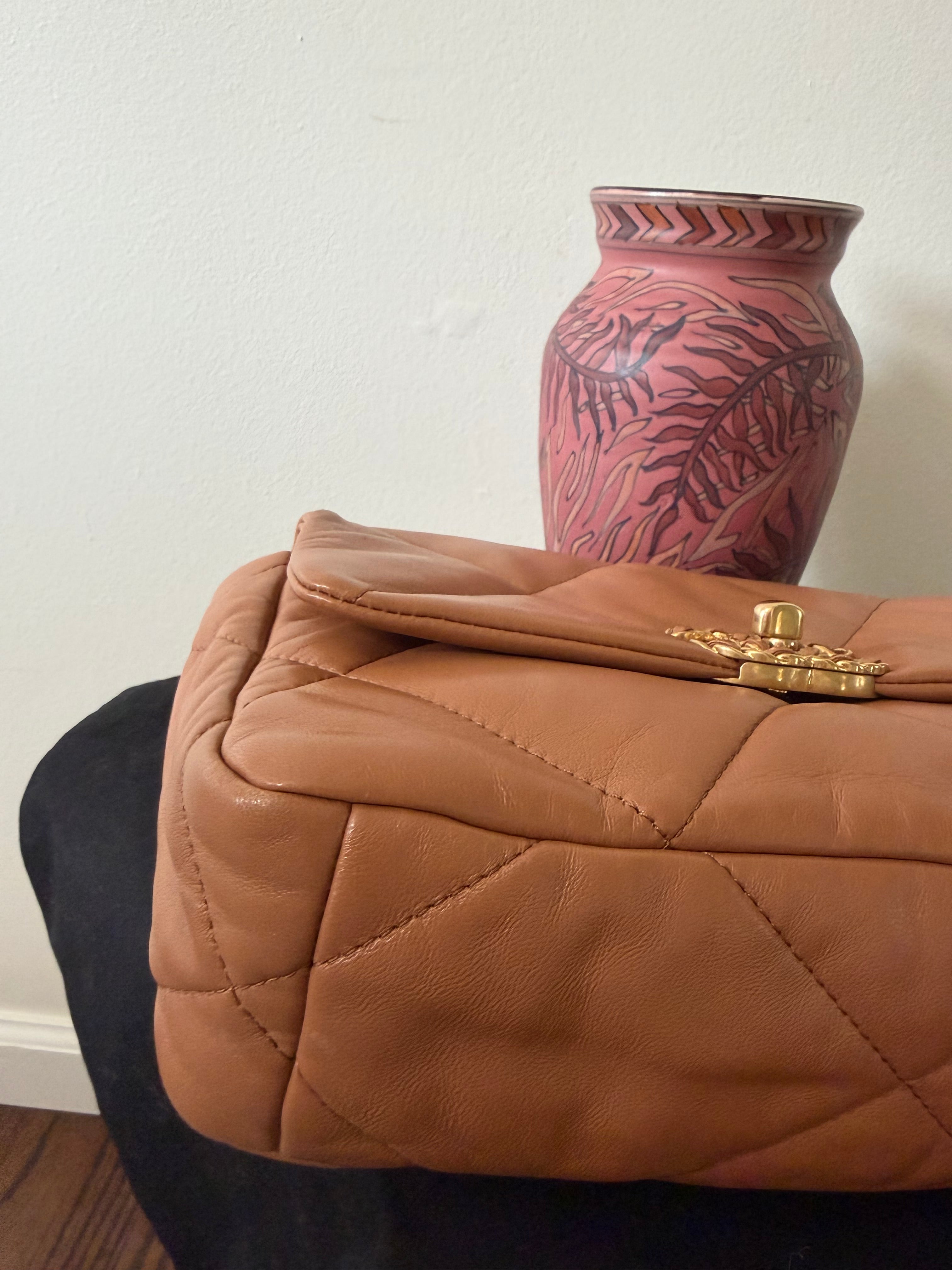 CHANEL 19 QUILTED LAMBSKIN BAG