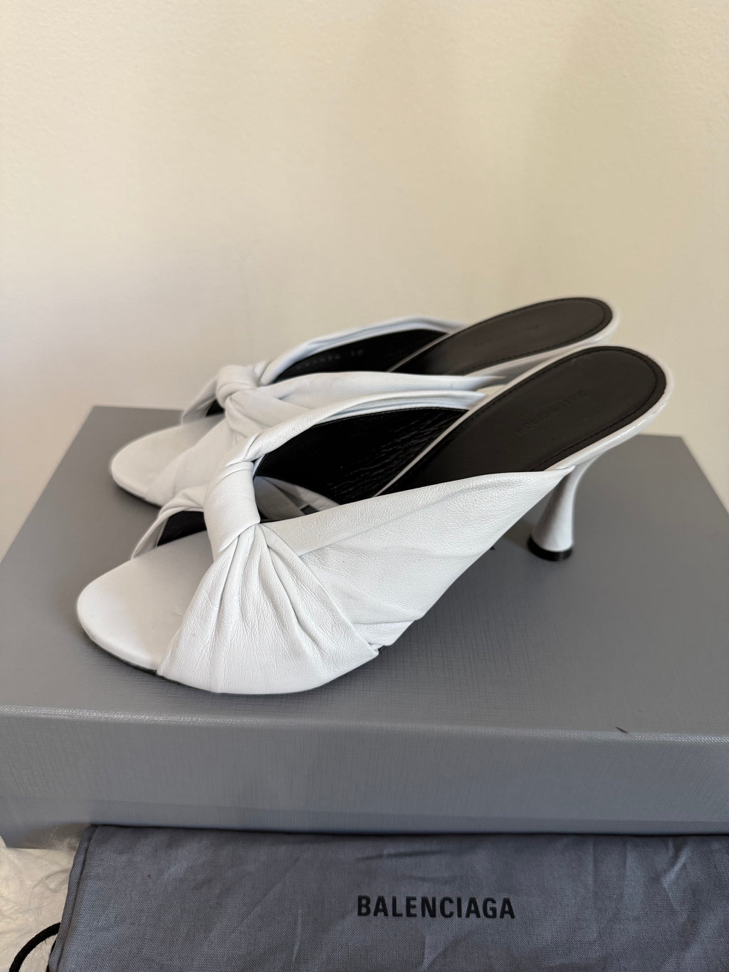 BALENCIAGA DRAPY SANDALS