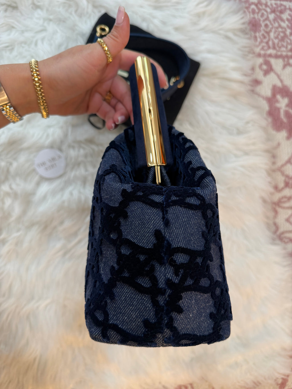 FENDI FIRST MEDIUM DENIM BAG