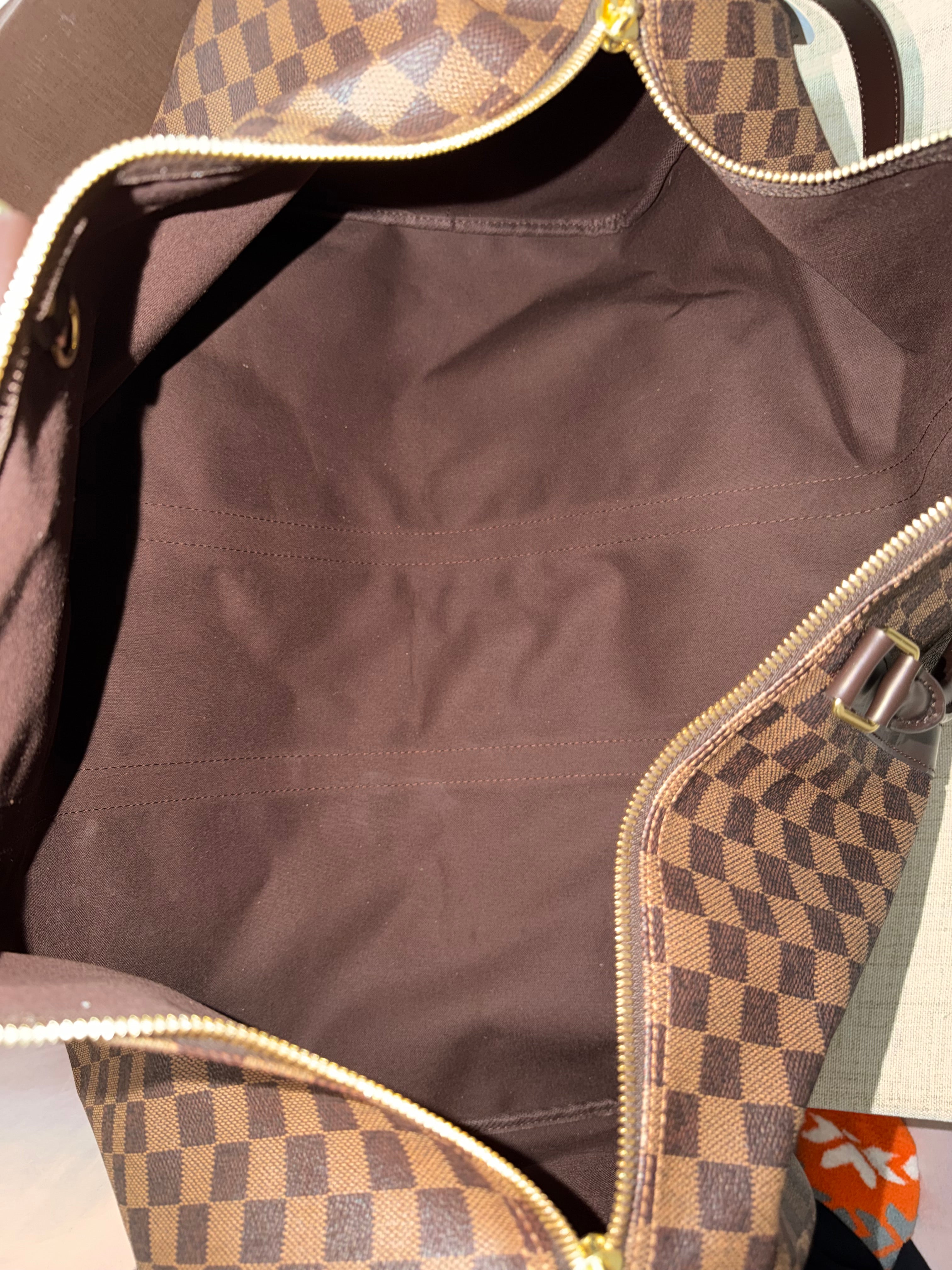 LOUIS VUITTON DAMIER EBENE SPEEDY 55