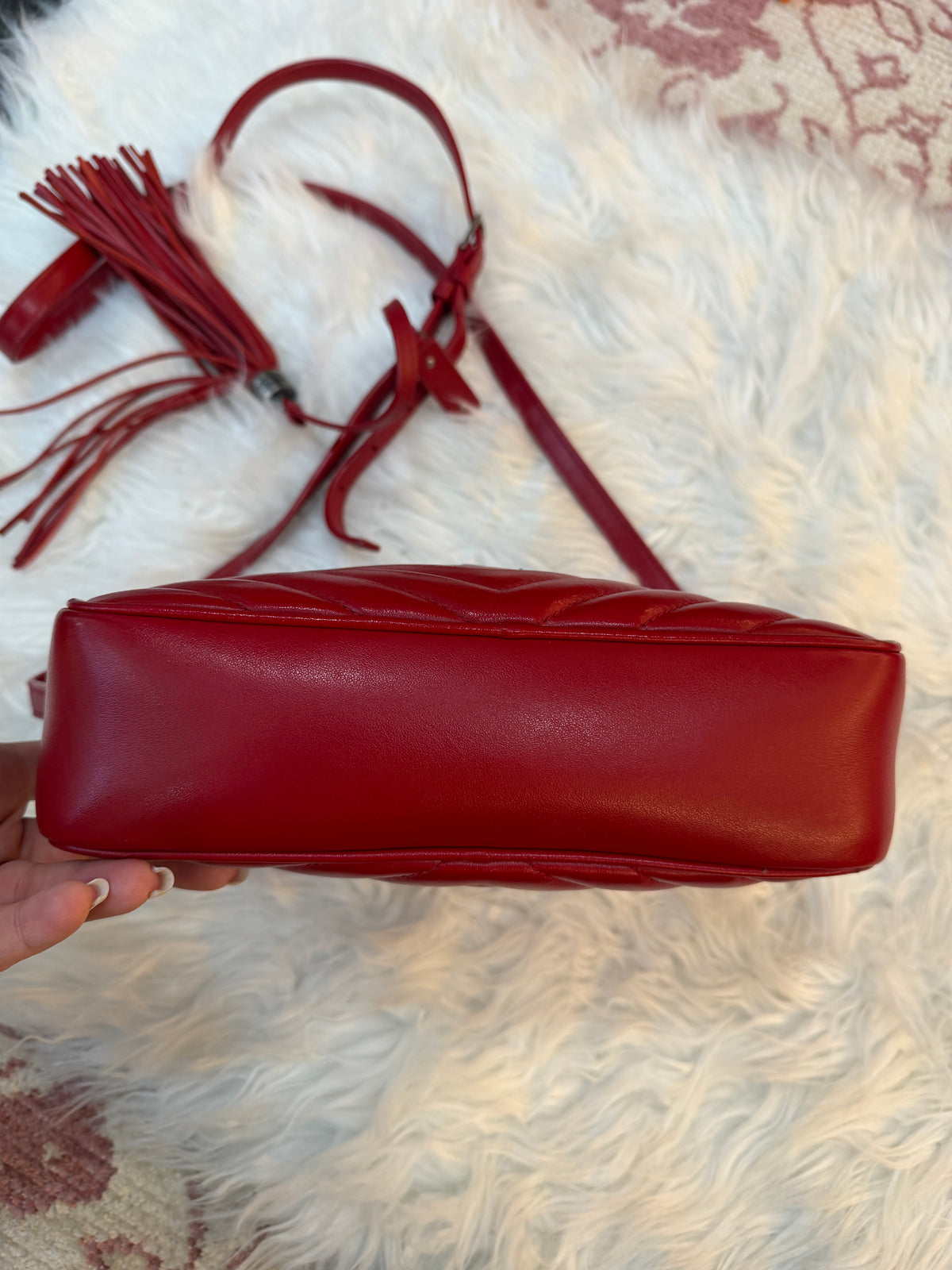 SAINT LAURENT LOU MATELASSE CAMERA BAG