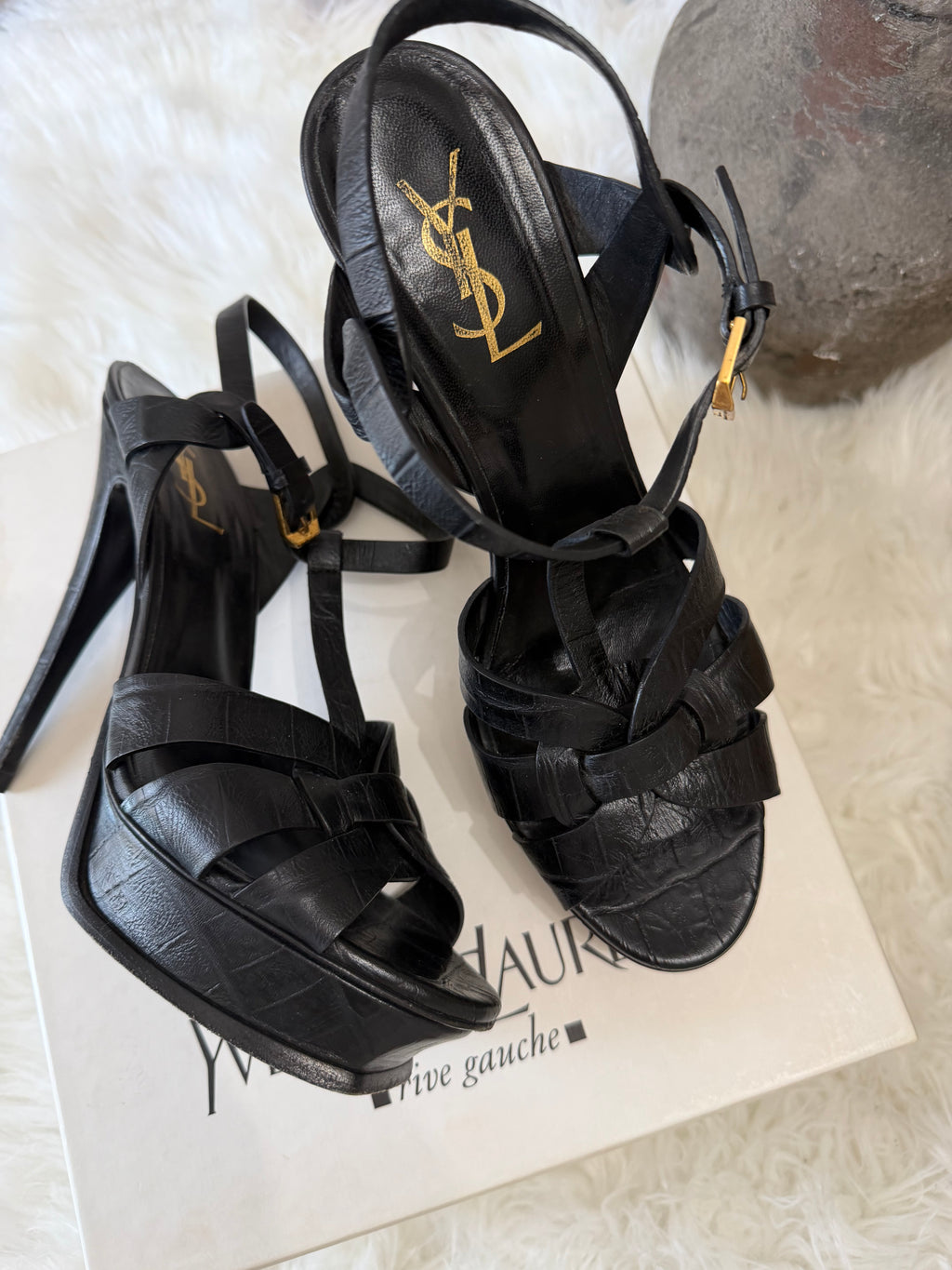 Saint Laurent Gorgeous YSL Tribute Platform
