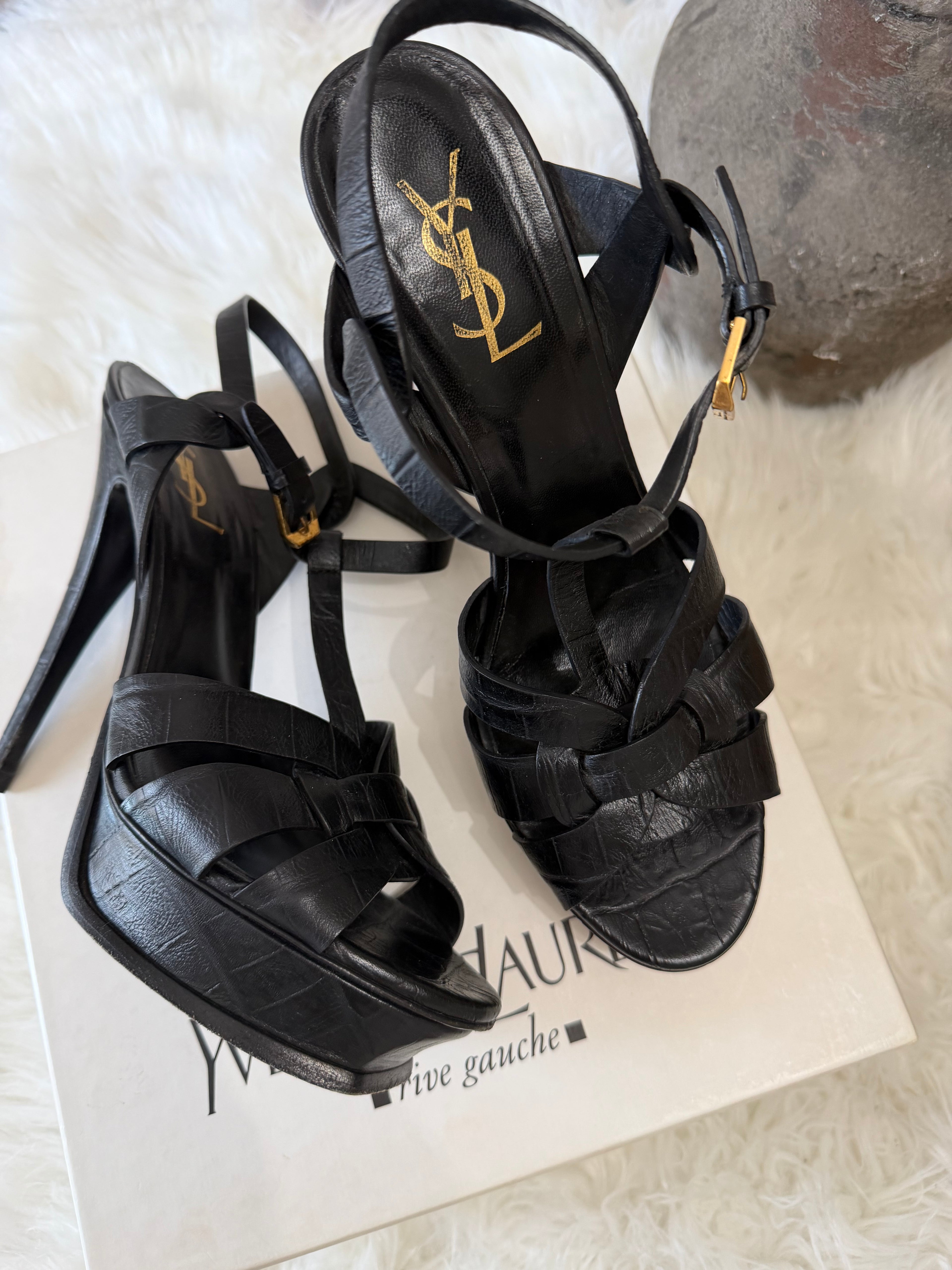 Saint Laurent Gorgeous YSL Tribute Platform
