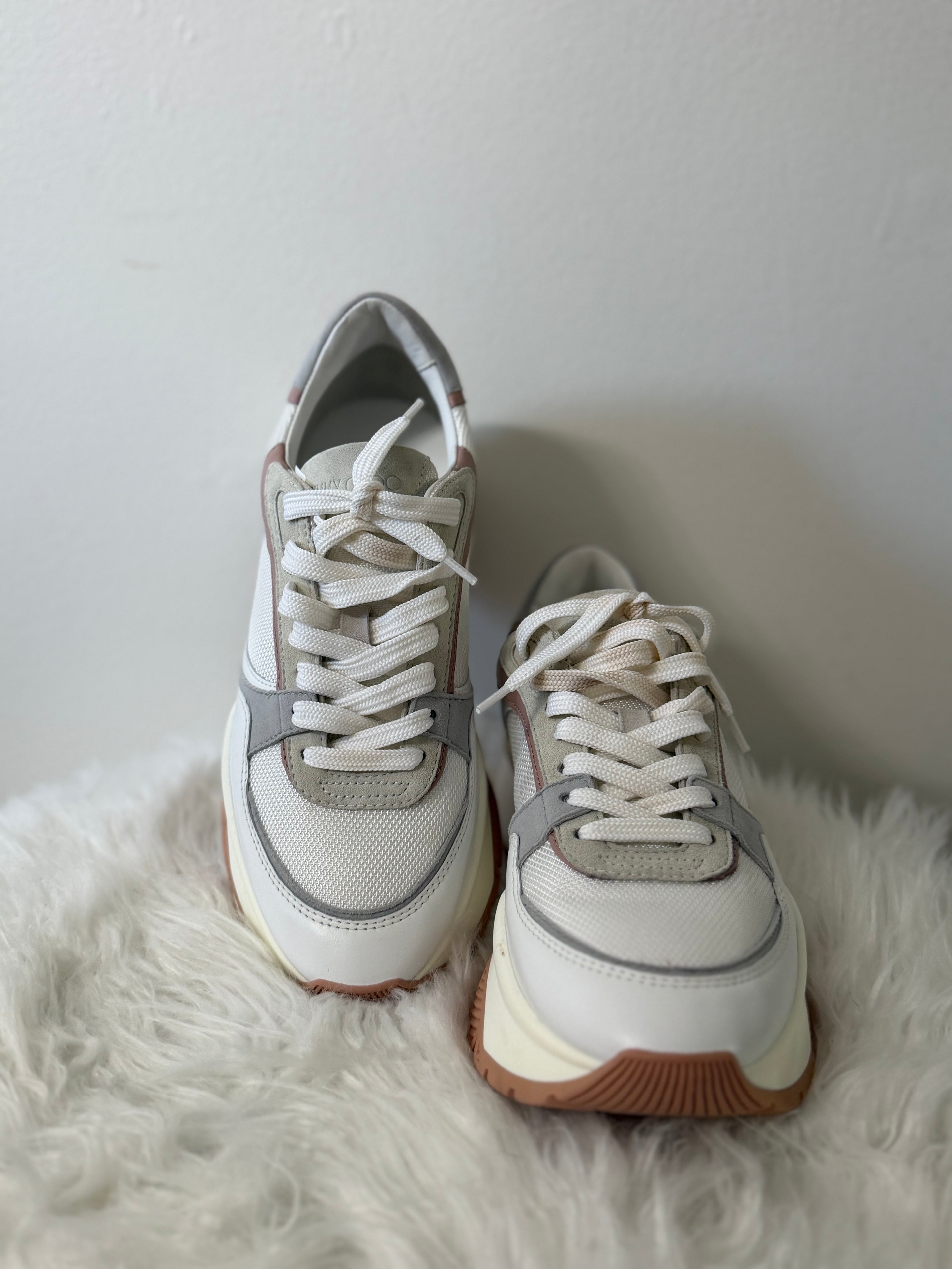 Jimmy Choo Nappa Suede Sneakers