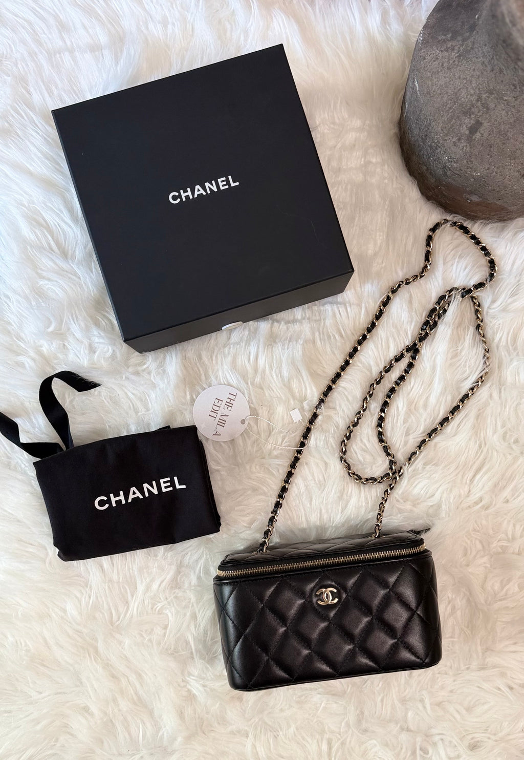 CHANEL VANITY BAG LAMBSKIN GHW