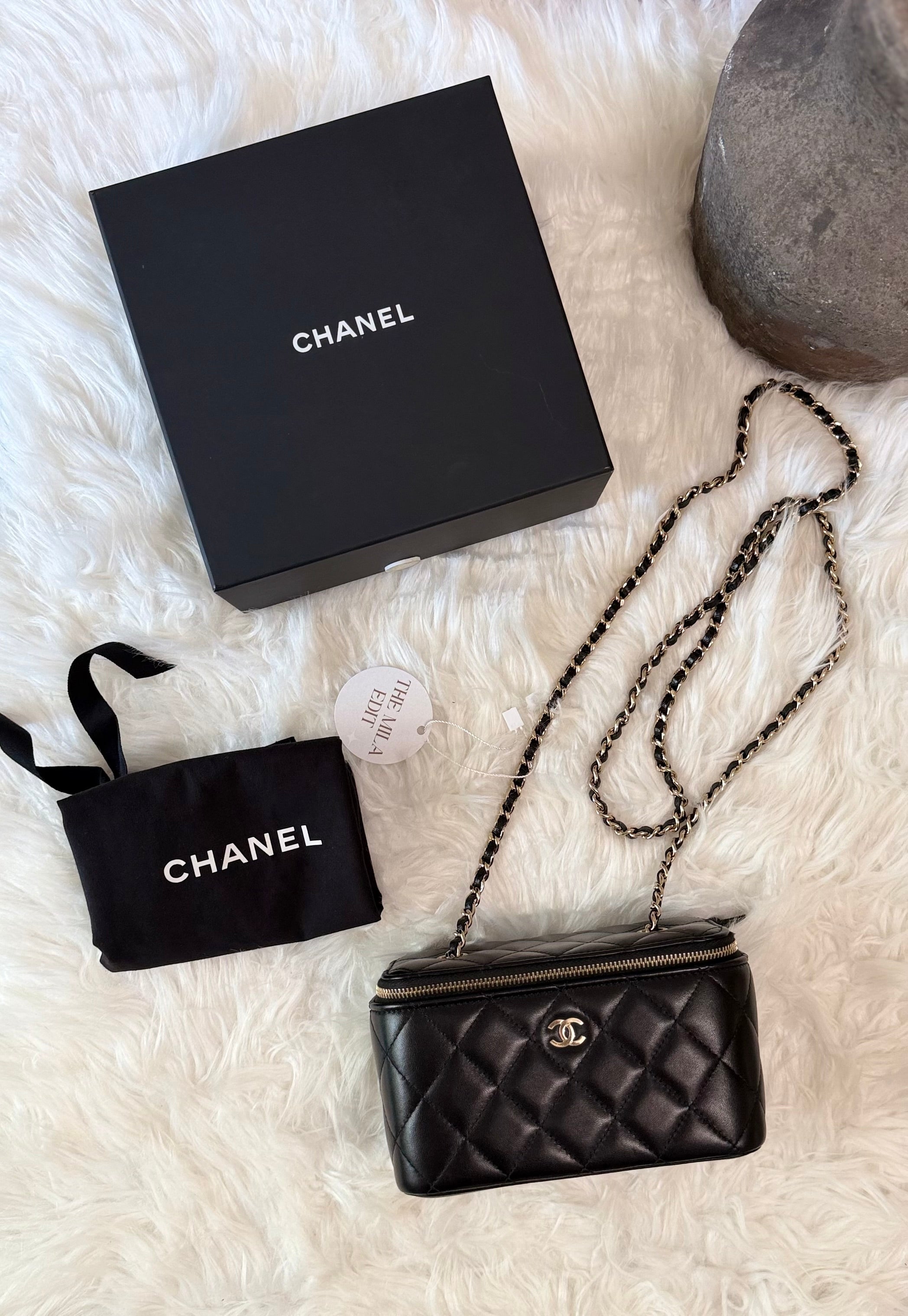 CHANEL VANITY BAG LAMBSKIN GHW