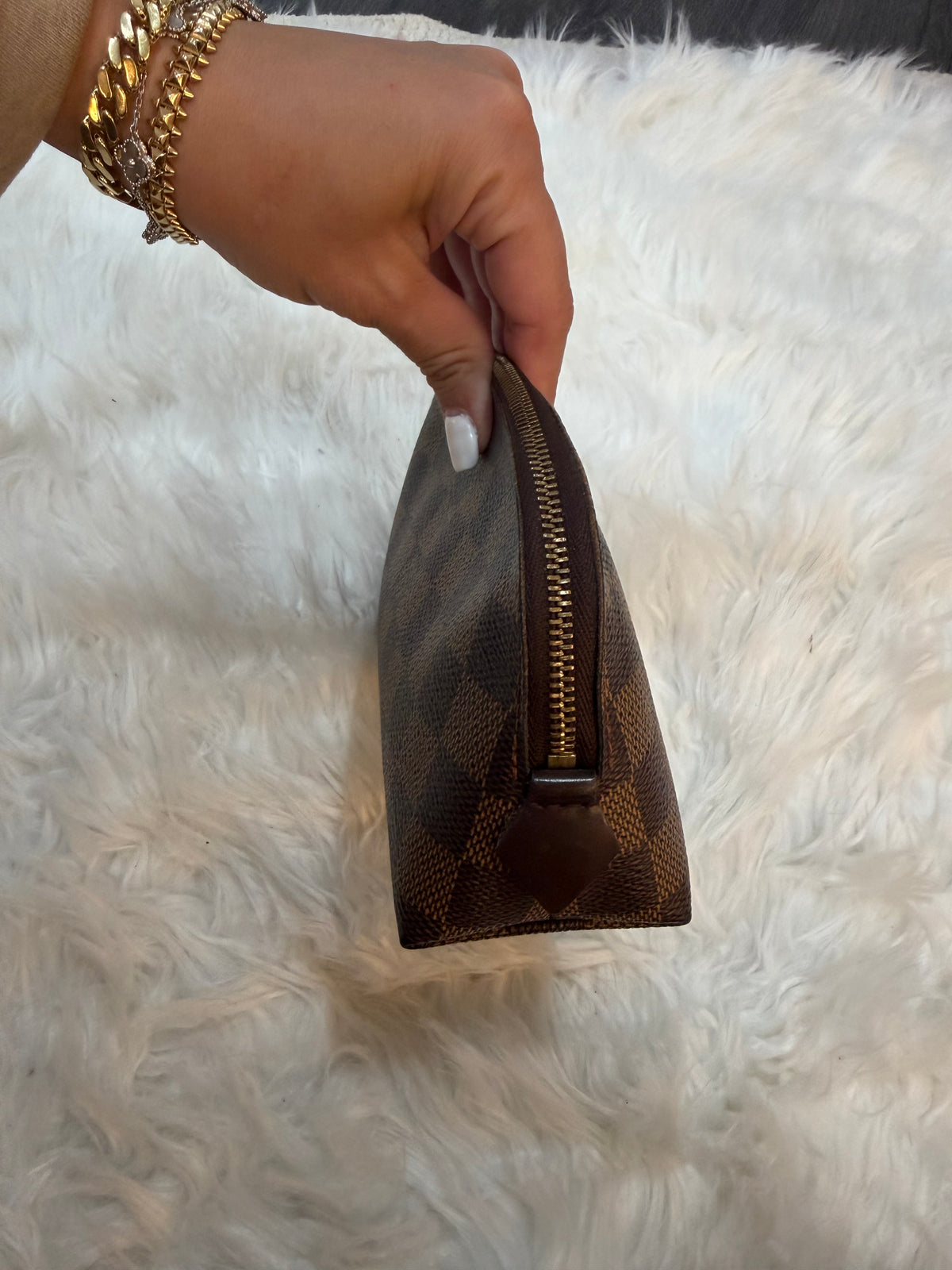 LOUIS VUITTON DAMIER EBENE COSMETIC POUCH