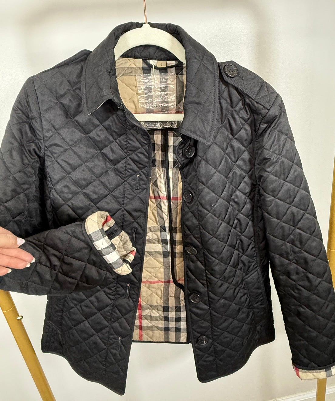 BURBBERY THERMAL BUTTON UP JACKET