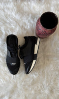 Balenciaga Race Runner mesh and leather sneakers