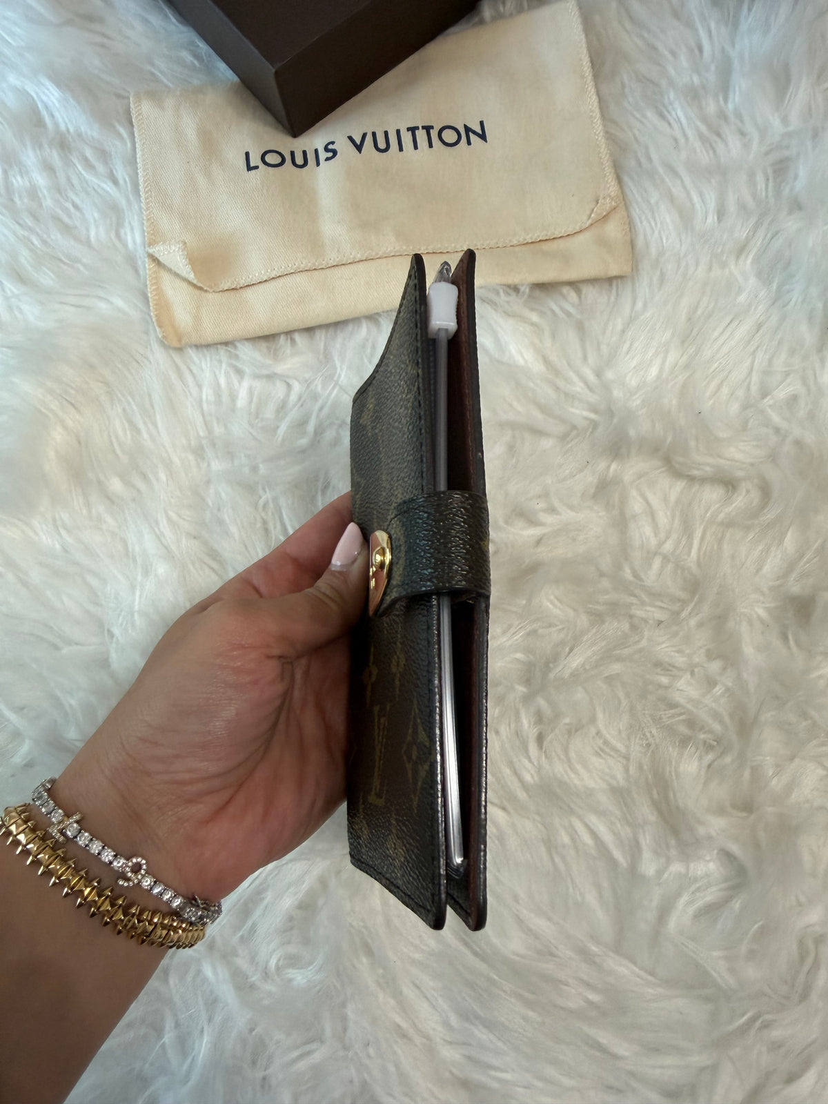 LOUIS VUITTON MONOGRAM CANVAS PM AGENDA COVER/NOTEBOOK