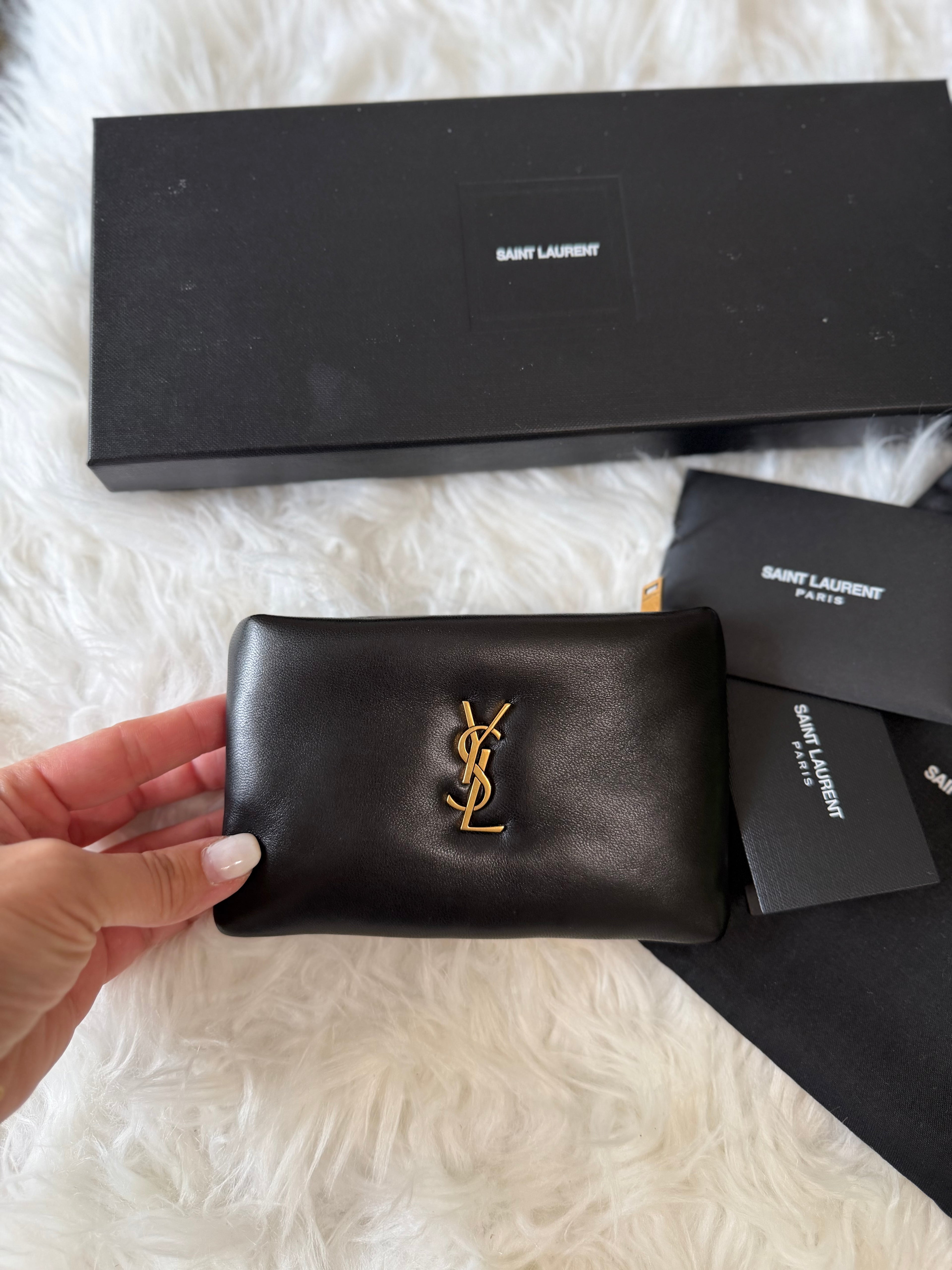 SAINT LAURENT CALYPSO MINI PILLOW POUCH