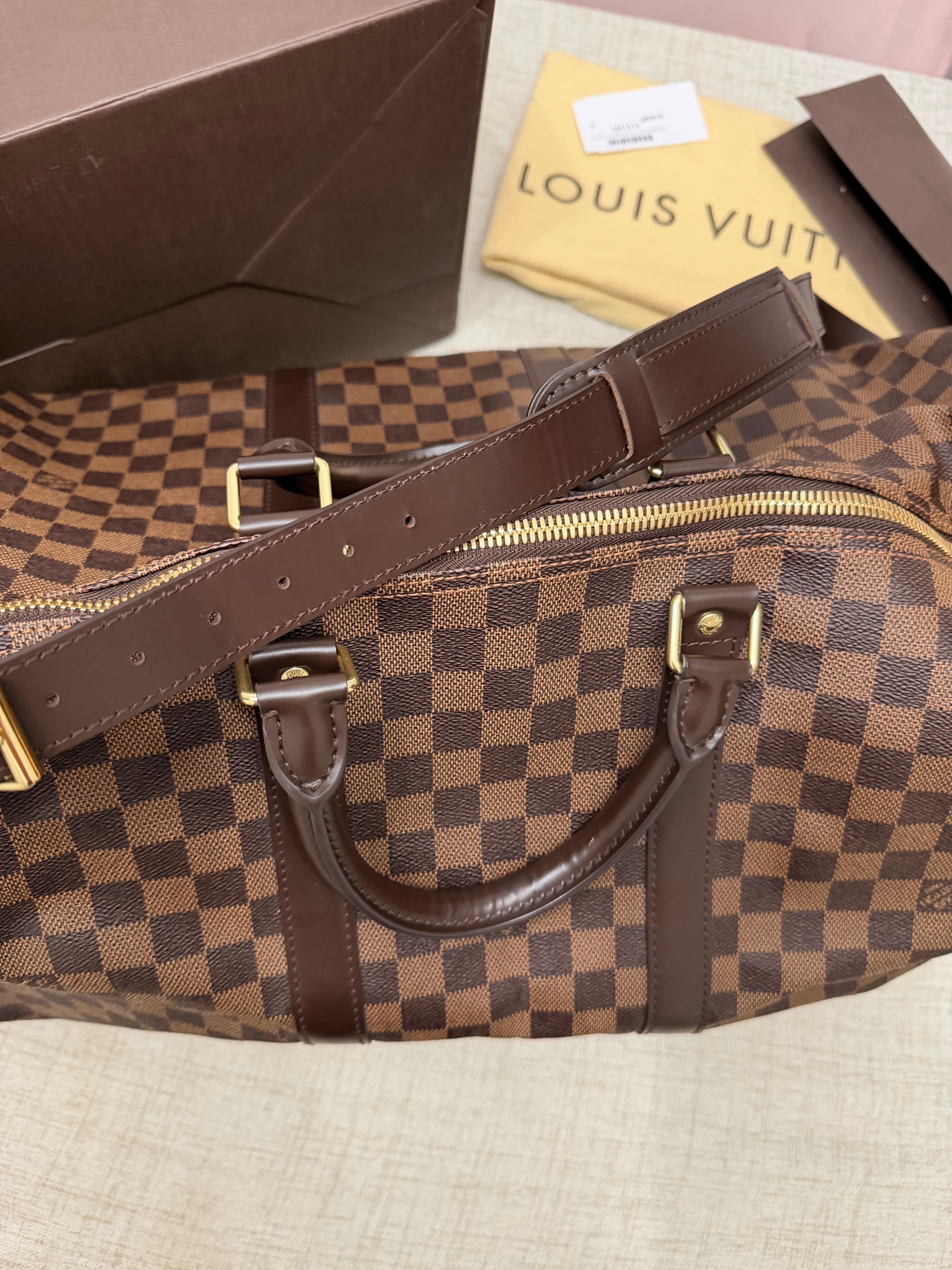 LOUIS VUITTON DAMIER EBENE SPEEDY 55