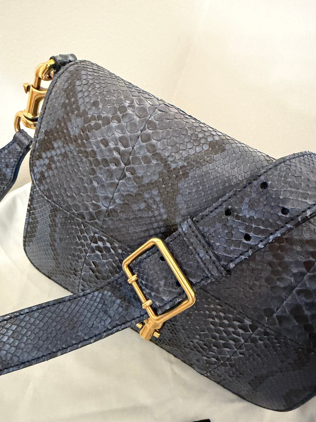 Gucci JACKIE PYTHON MEDIUM BAG