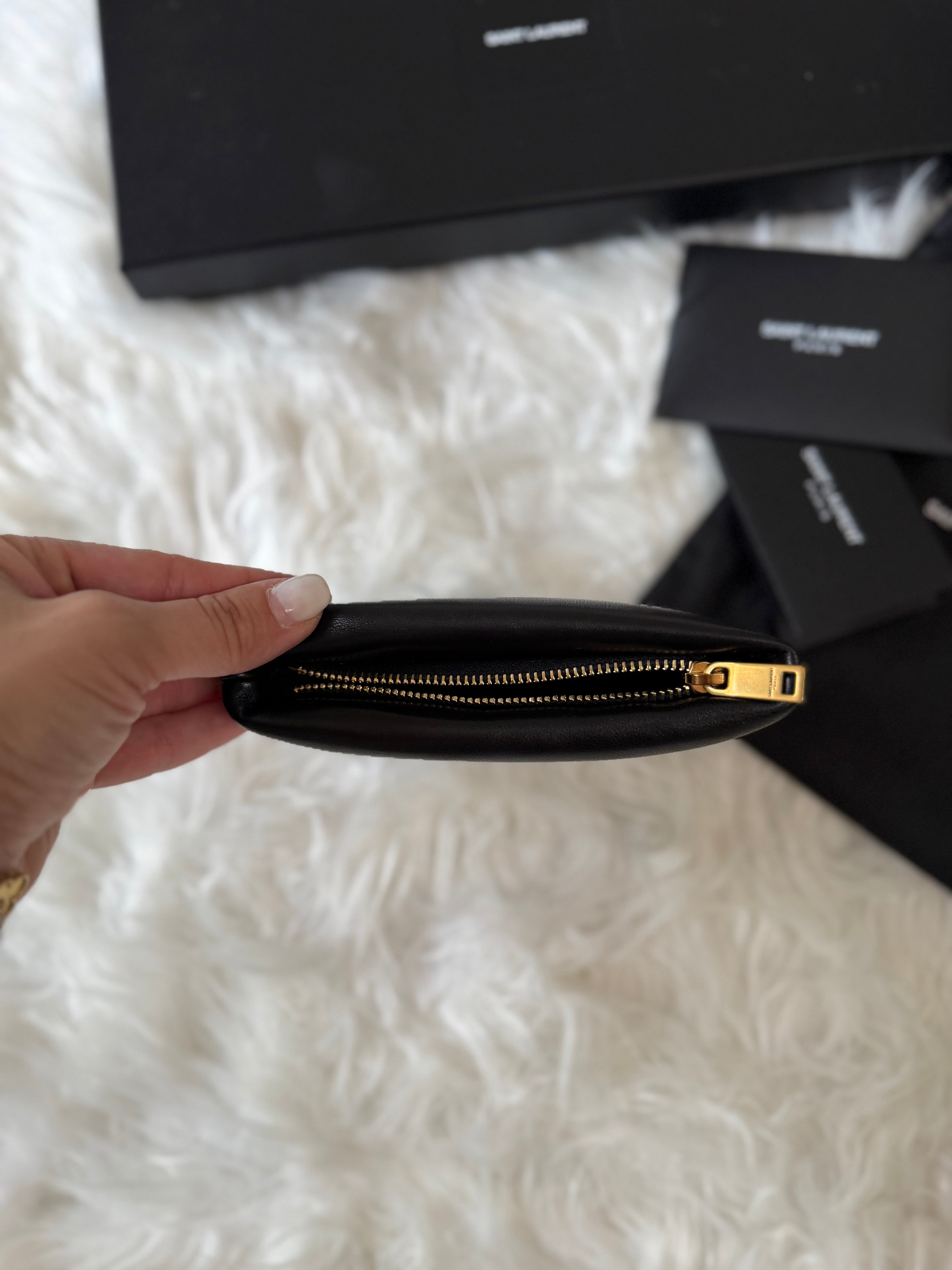 SAINT LAURENT CALYPSO MINI PILLOW POUCH