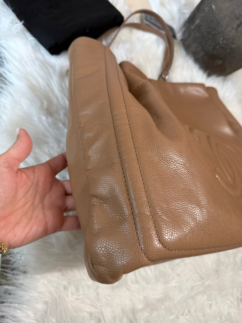 CHANEL CAVIAR CC TIMELESS TOTE