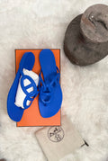 HERMES RUBBER EGERIE SLIDES