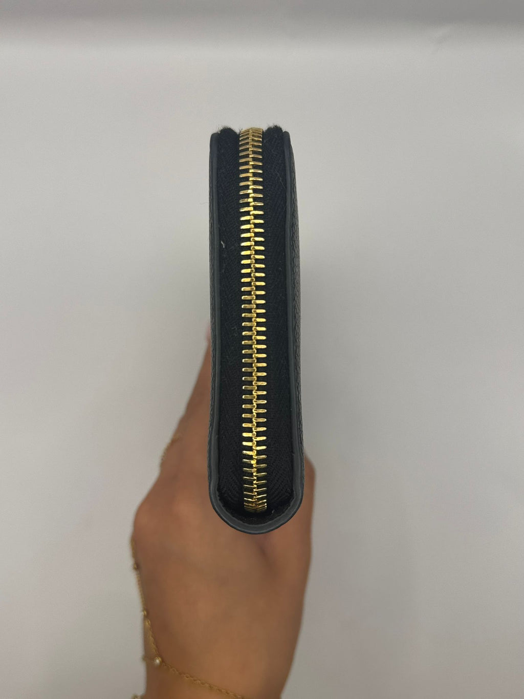 Versace Virtus Round Zipper Wallet