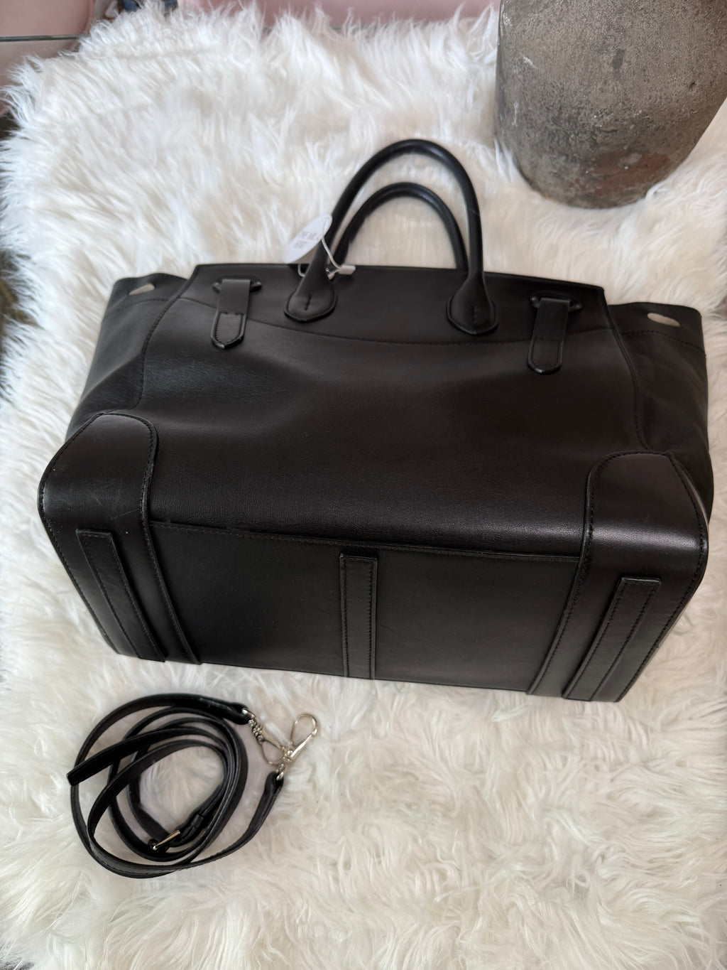 RALPH LAUREN COLLECTION RICKY 33 LEATHER BAG