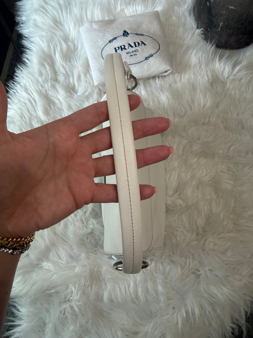 PRADA SAFFIANO LEATHER SHOULDER BAG