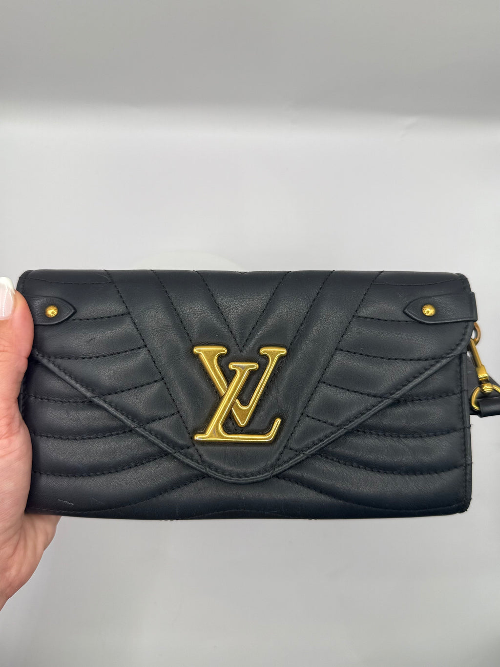 LOUIS VUITTON NEW WAVE QUILTED LONG WALLET