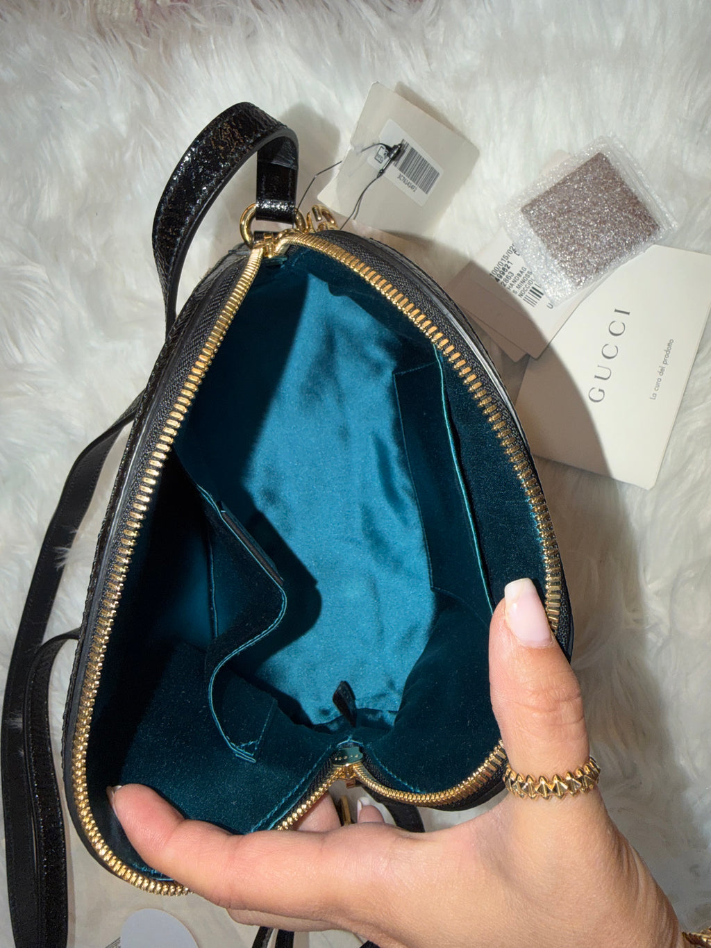 GUCCI OPHIDIA SMALL DOME SHOULDER BAG