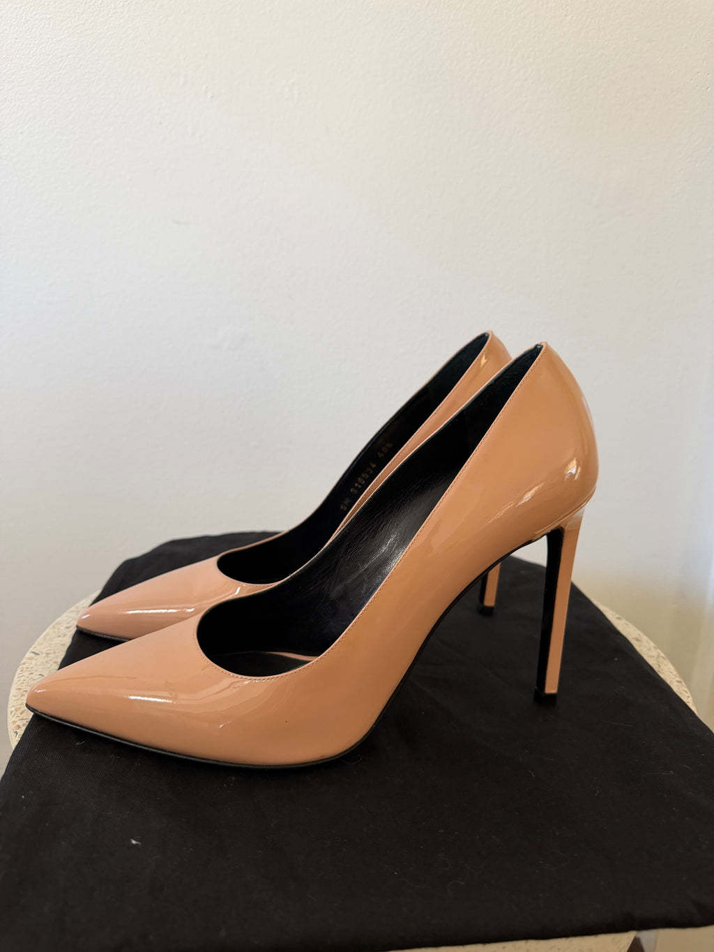 Saint Laurent Anja Stilletto Pump in patent leather