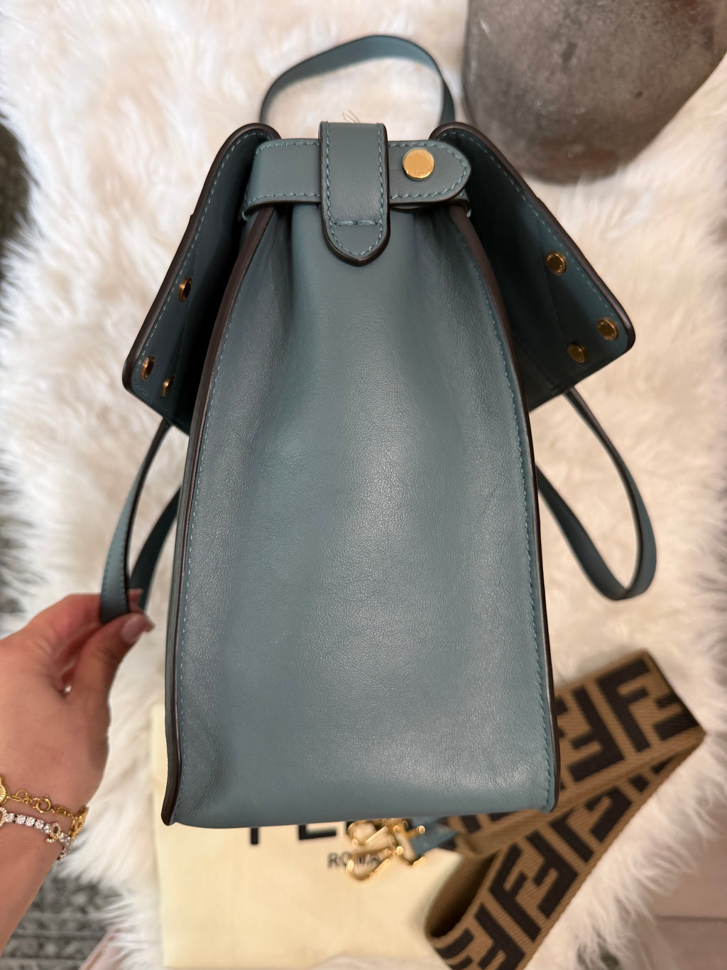 FENDI FLIP TOTE BAG