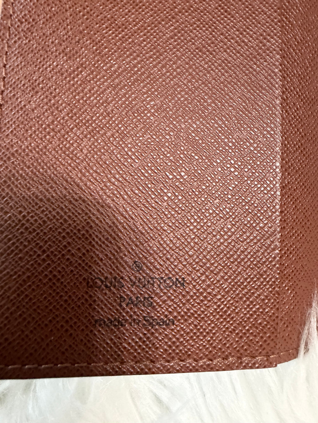 LOUIS VUITTON MONOGRAM CANVAS PM AGENDA COVER/NOTEBOOK
