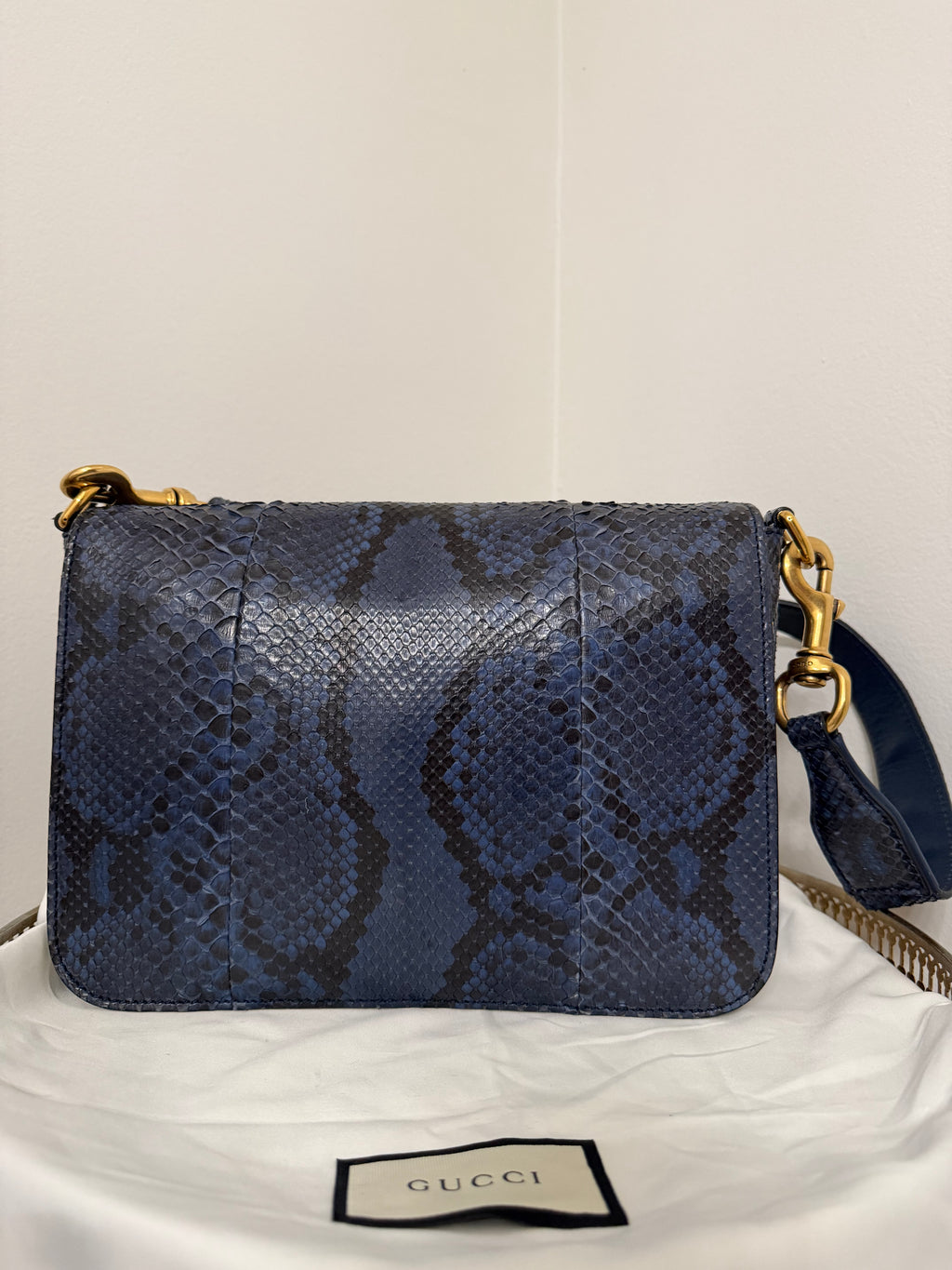 Gucci JACKIE PYTHON MEDIUM BAG