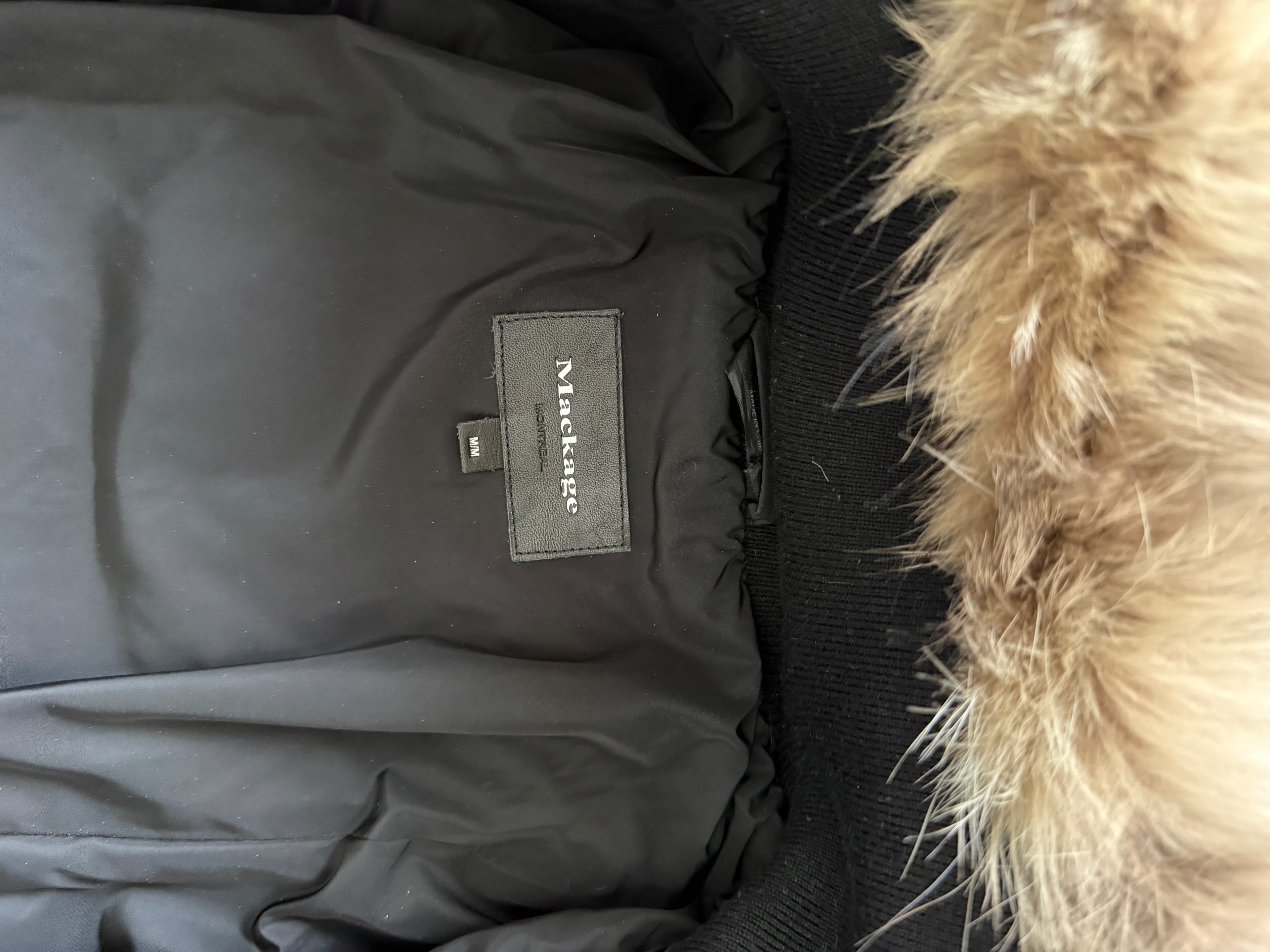 Mackage Long Coat with fur hood