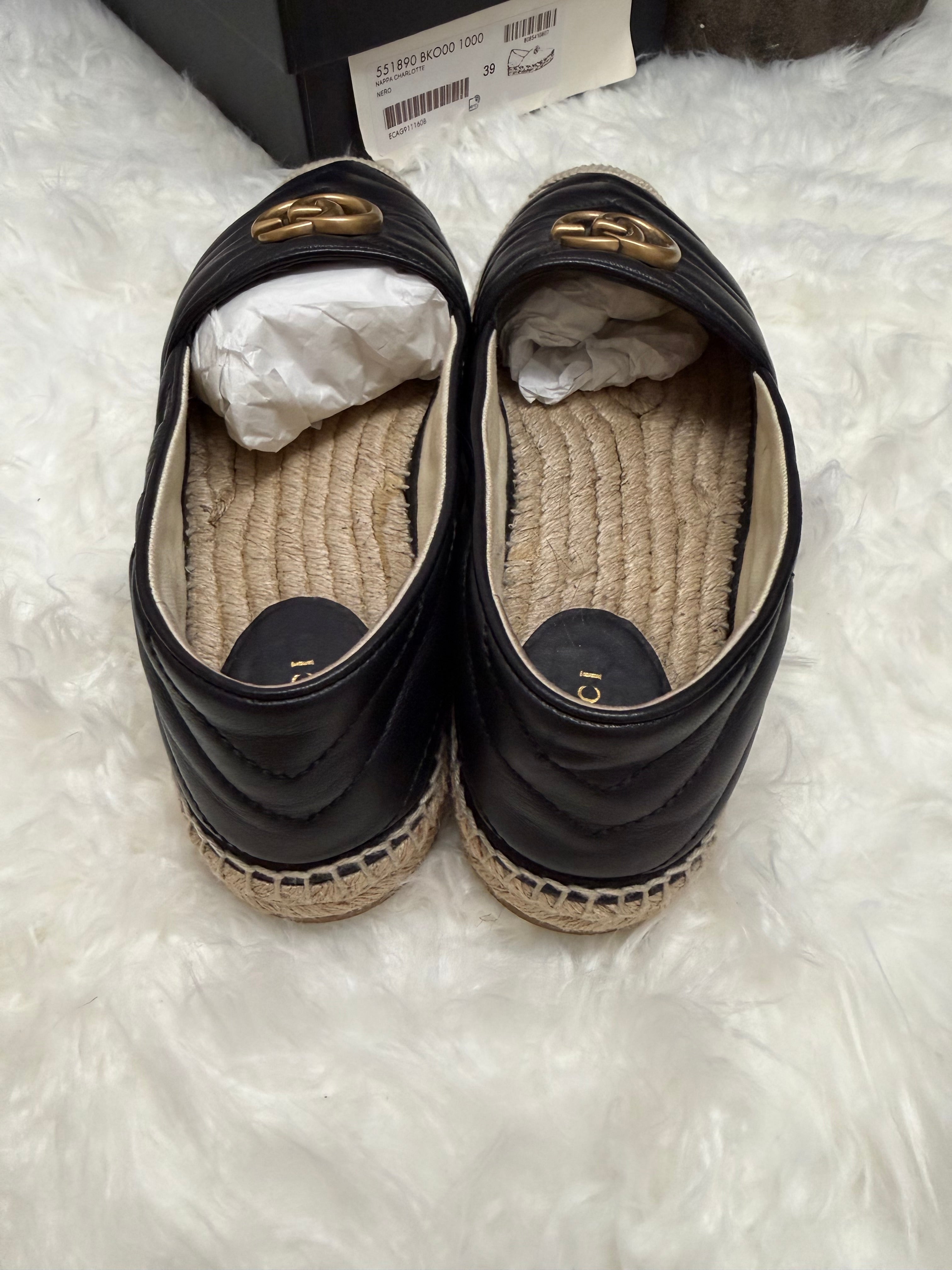 GUCCI Nappa Charlotte Mules