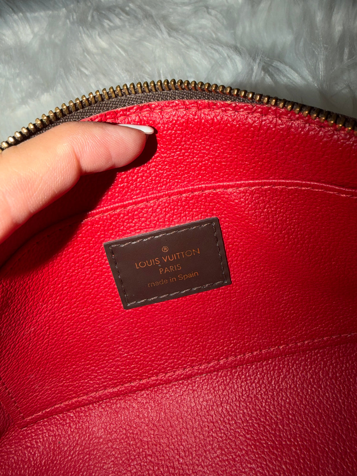 LOUIS VUITTON DAMIER EBENE COSMETIC POUCH