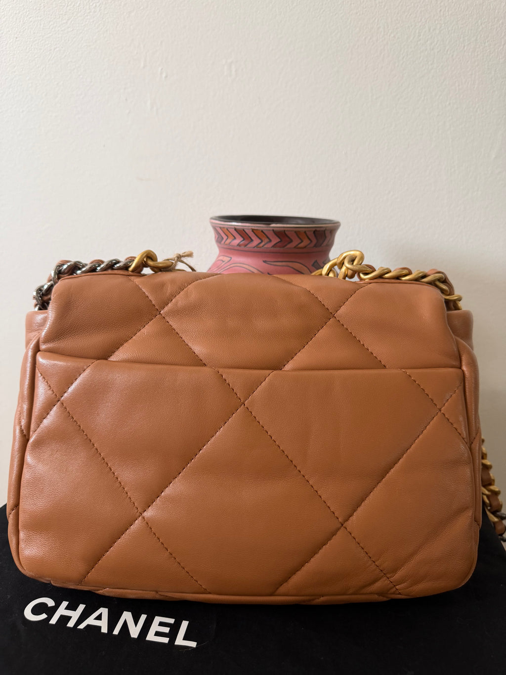 CHANEL 19 QUILTED LAMBSKIN BAG
