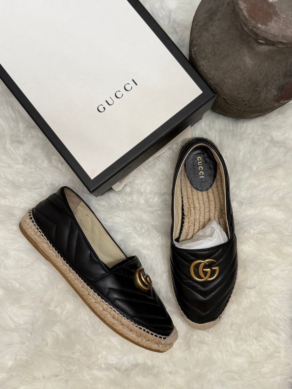 GUCCI Nappa Charlotte Mules