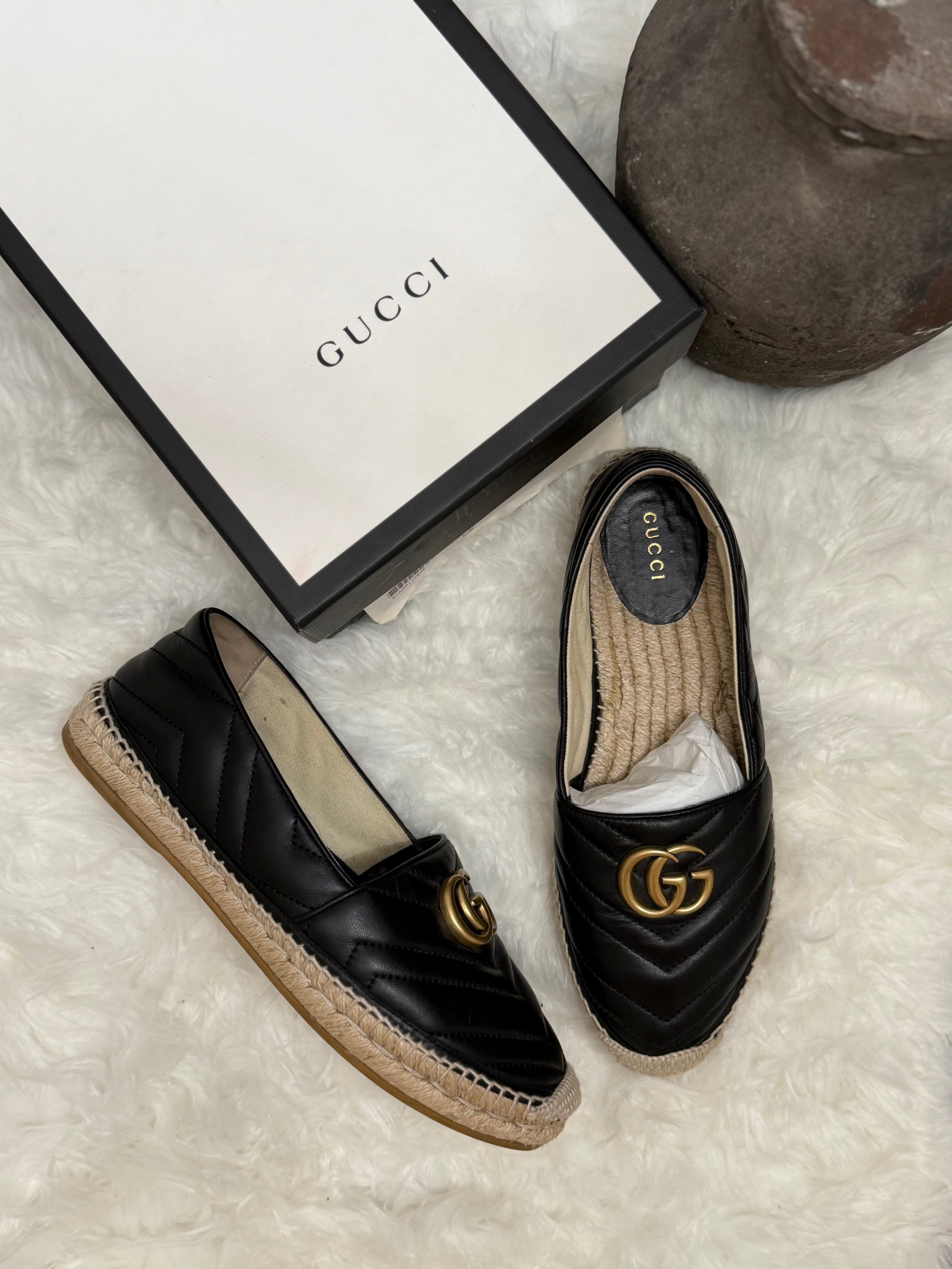 GUCCI Nappa Charlotte Mules