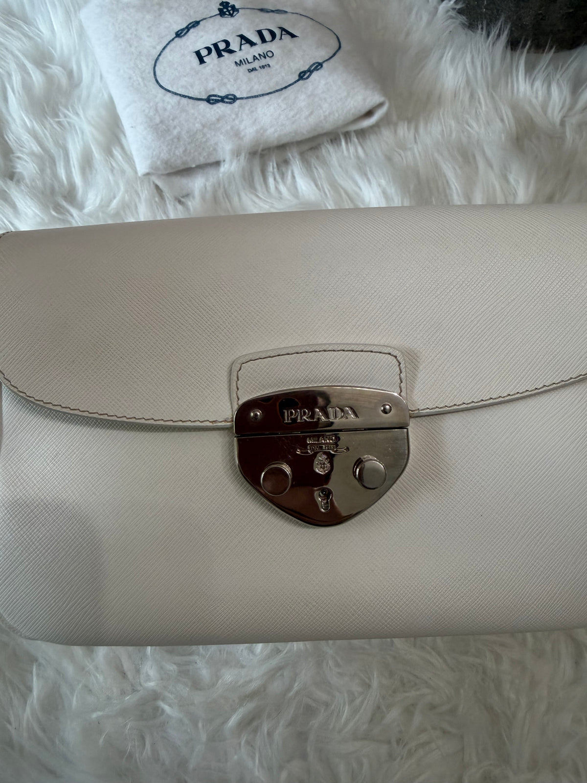 PRADA SAFFIANO LEATHER SHOULDER BAG