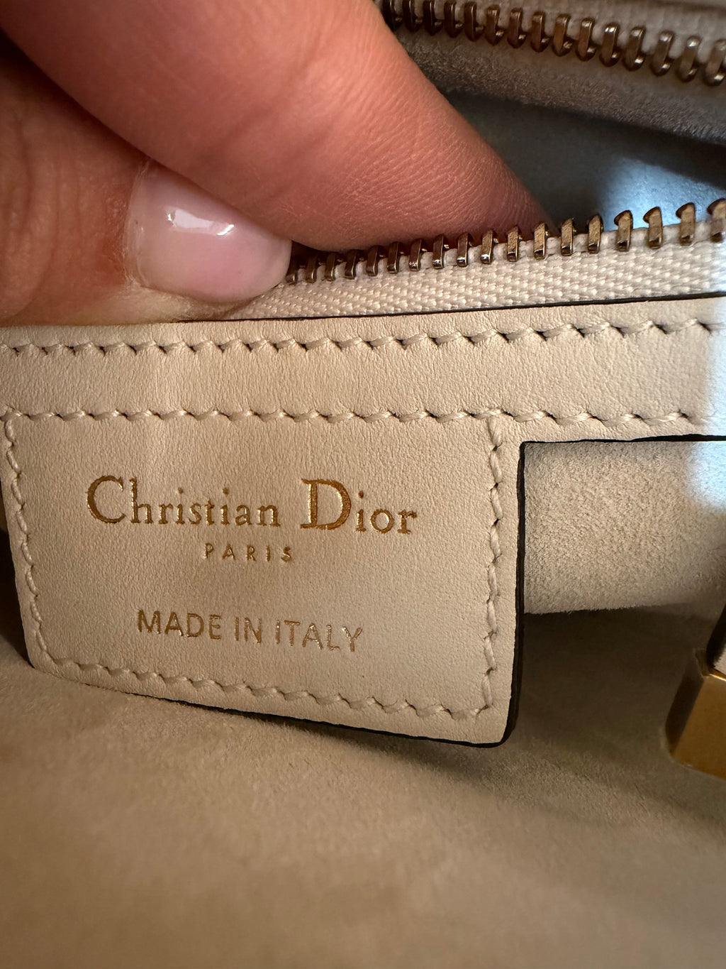 DIOR MEDIUM SADDLE TOILE DE JOUR TIGER EMBROIDERED CALFSKIN