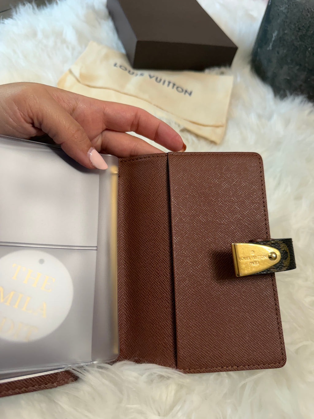 LOUIS VUITTON MONOGRAM CANVAS PM AGENDA COVER/NOTEBOOK