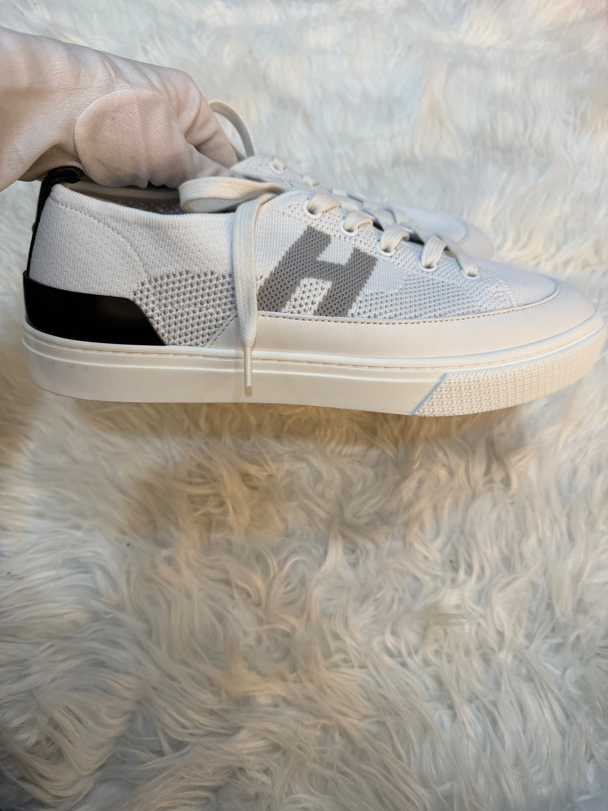 HERMES WOMEN DEEP SNEAKERS CANVAS