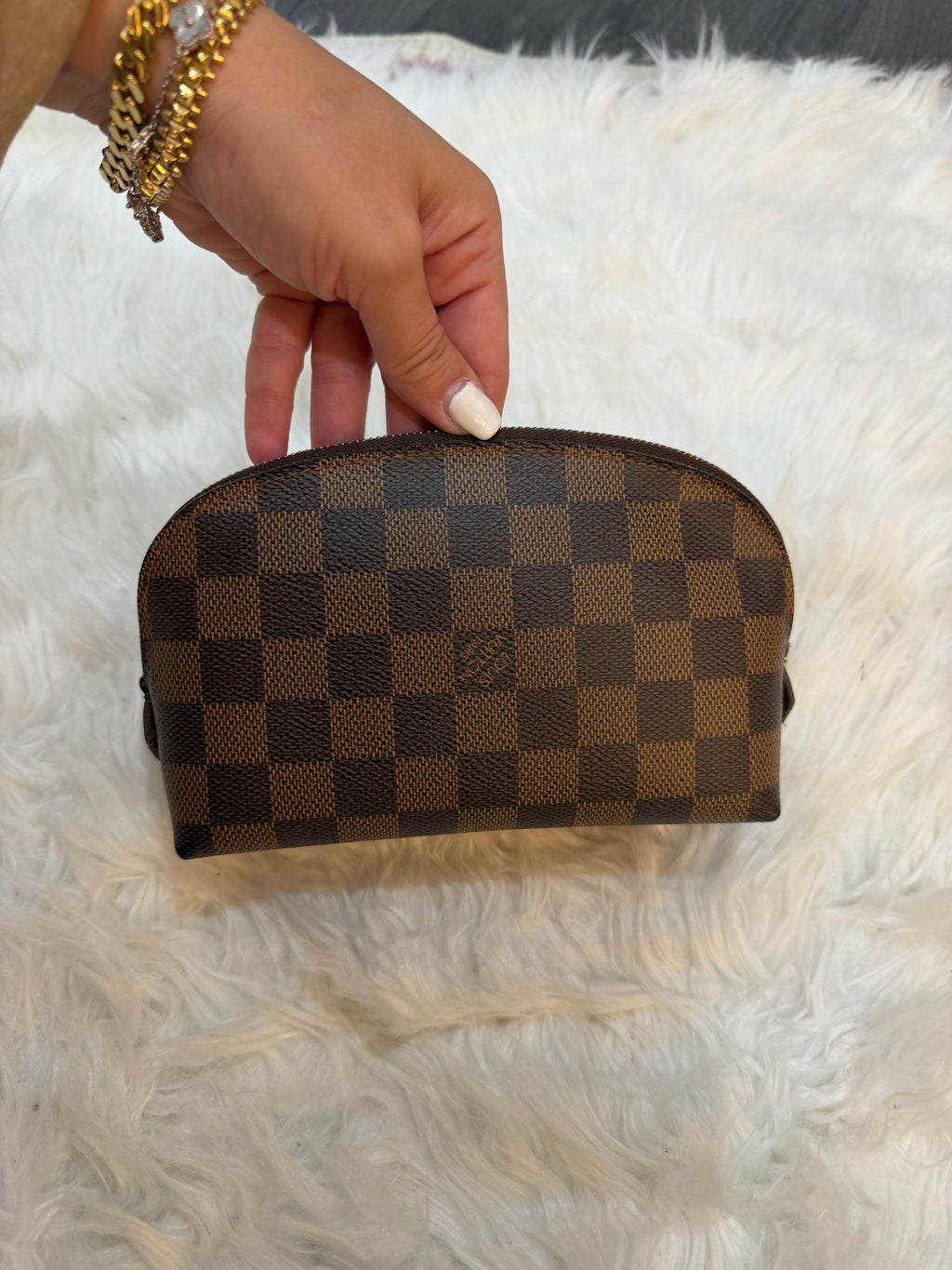 LOUIS VUITTON DAMIER EBENE COSMETIC POUCH