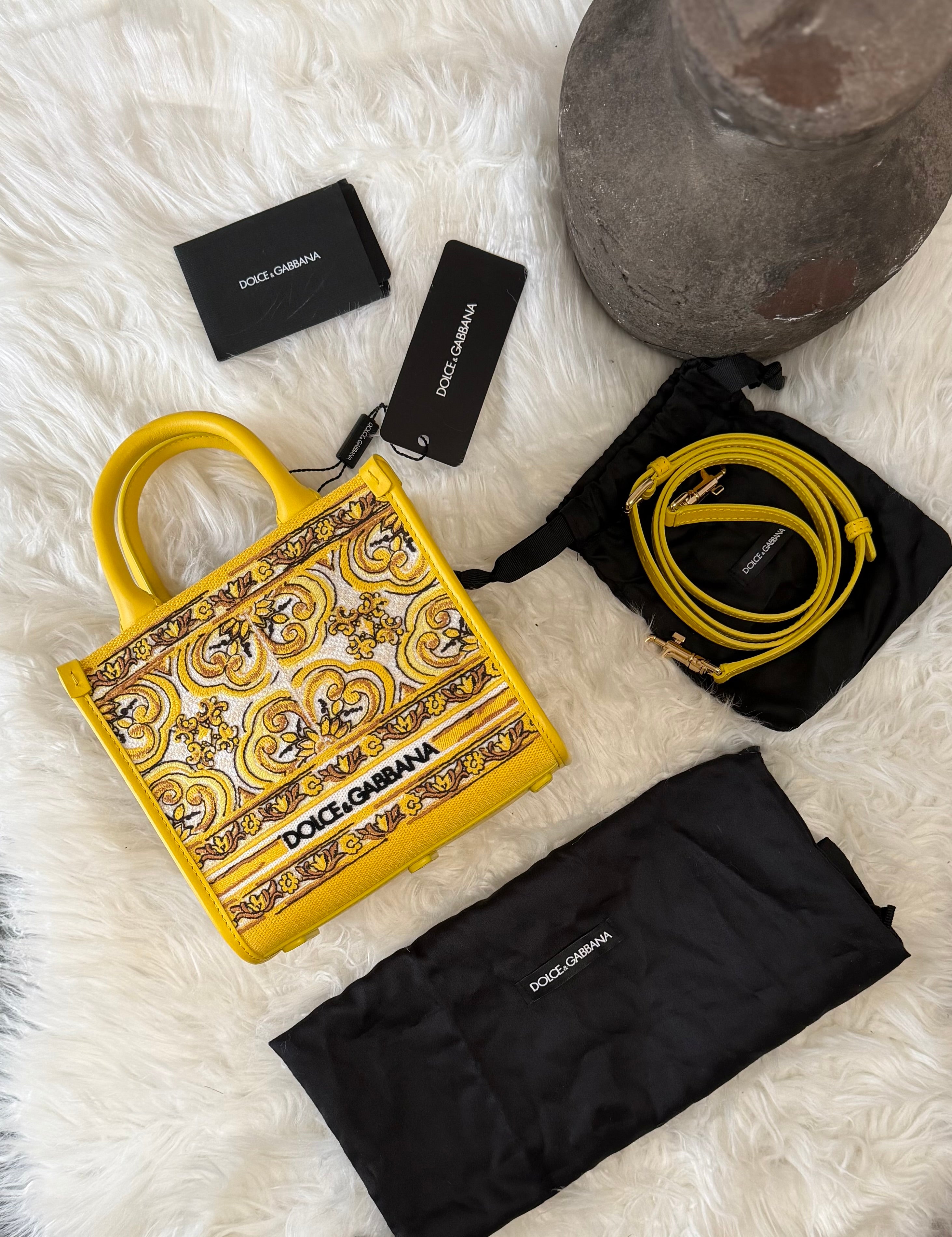 DOLCE & GABBANA Mini Daily canvas Tote bag