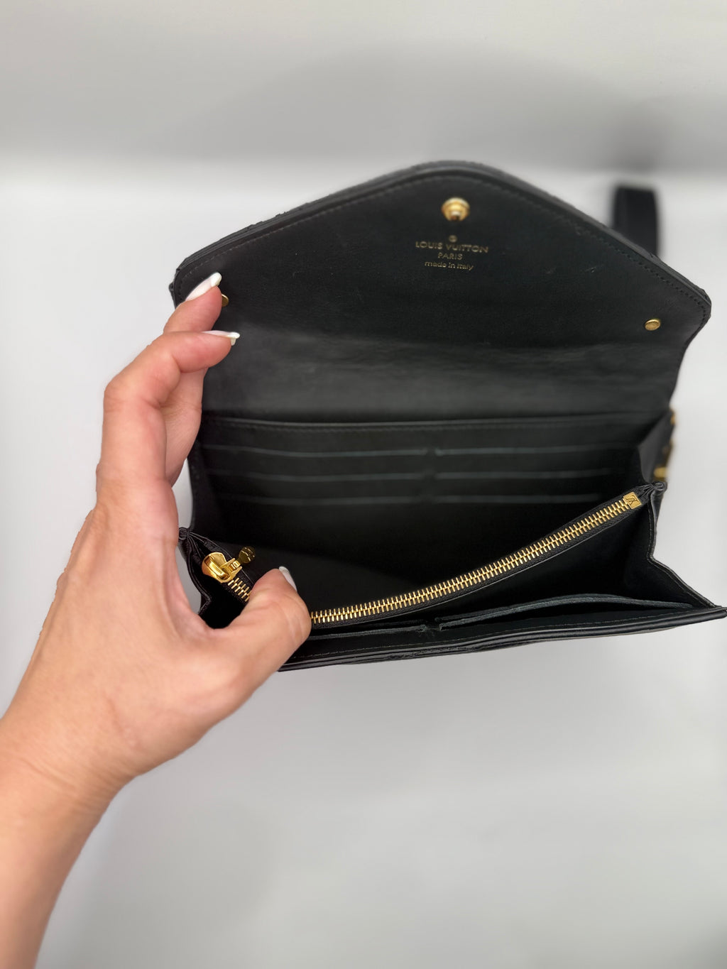LOUIS VUITTON NEW WAVE QUILTED LONG WALLET