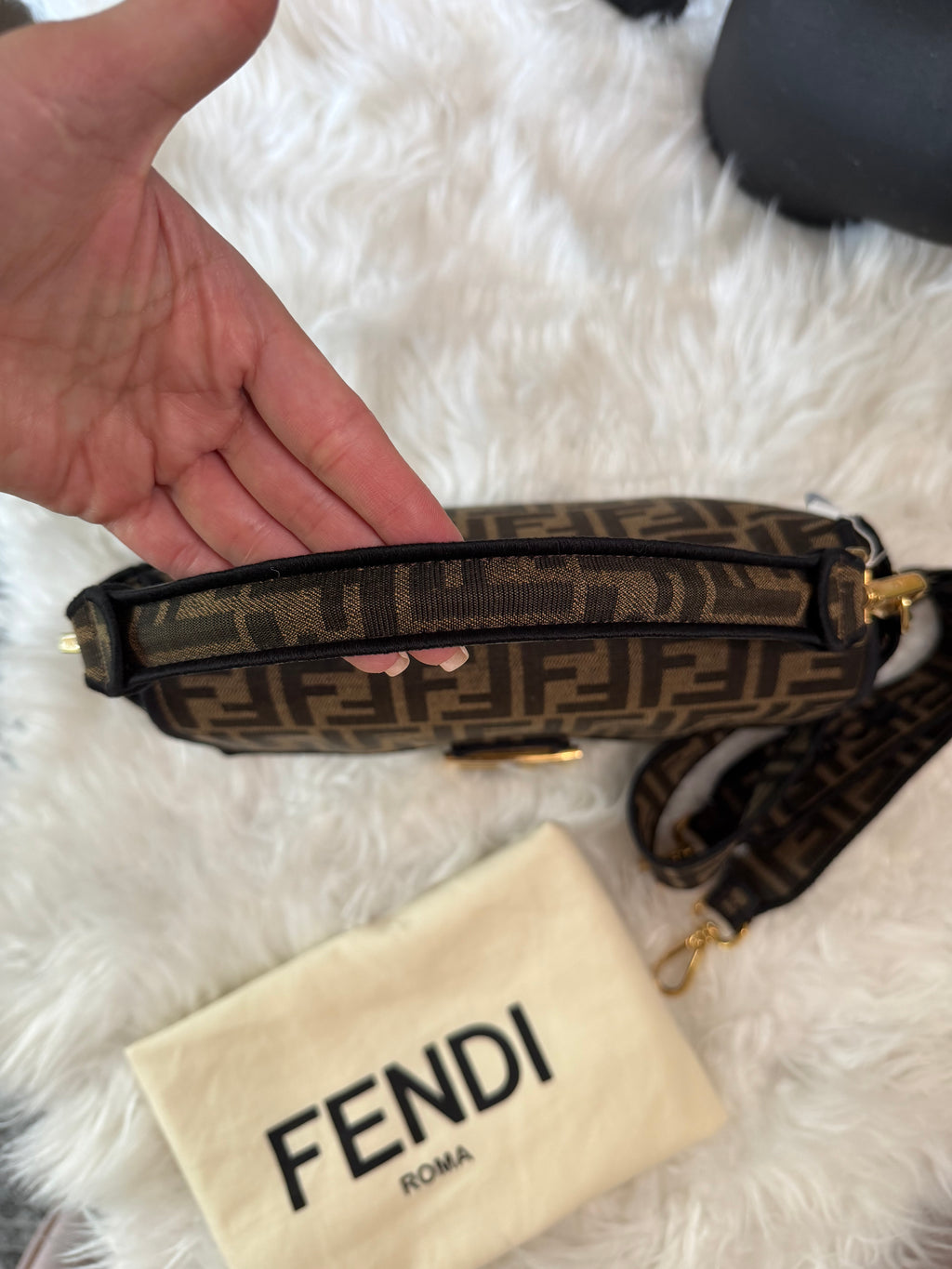FENDI ZUCCA BAGUETTE NM BAG