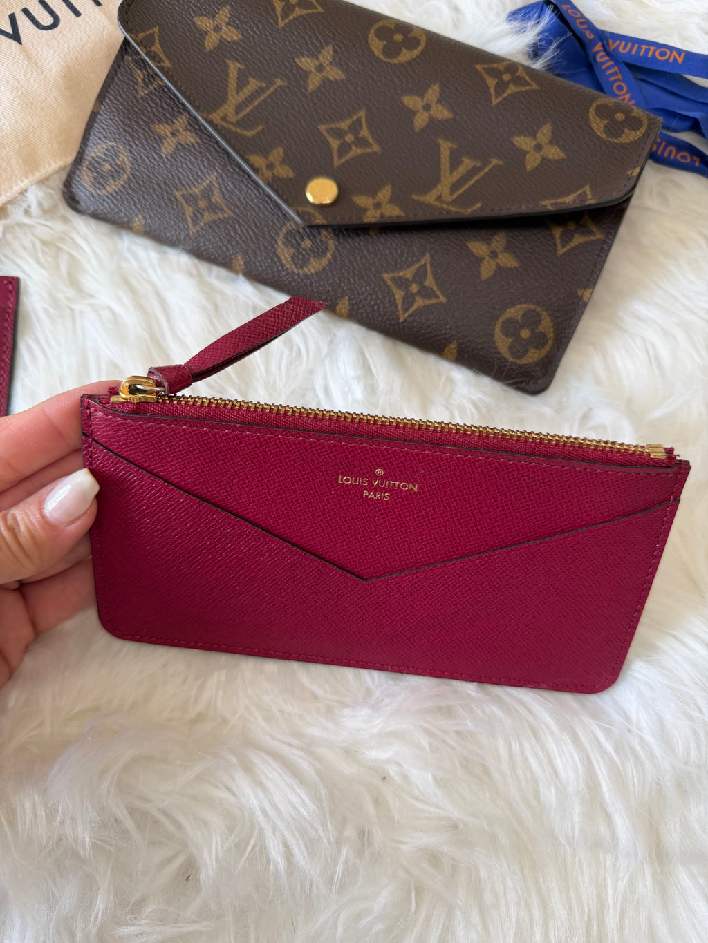 LOUIS VUITTON JEANNE WALLET IN MONOGRAM CANVAS